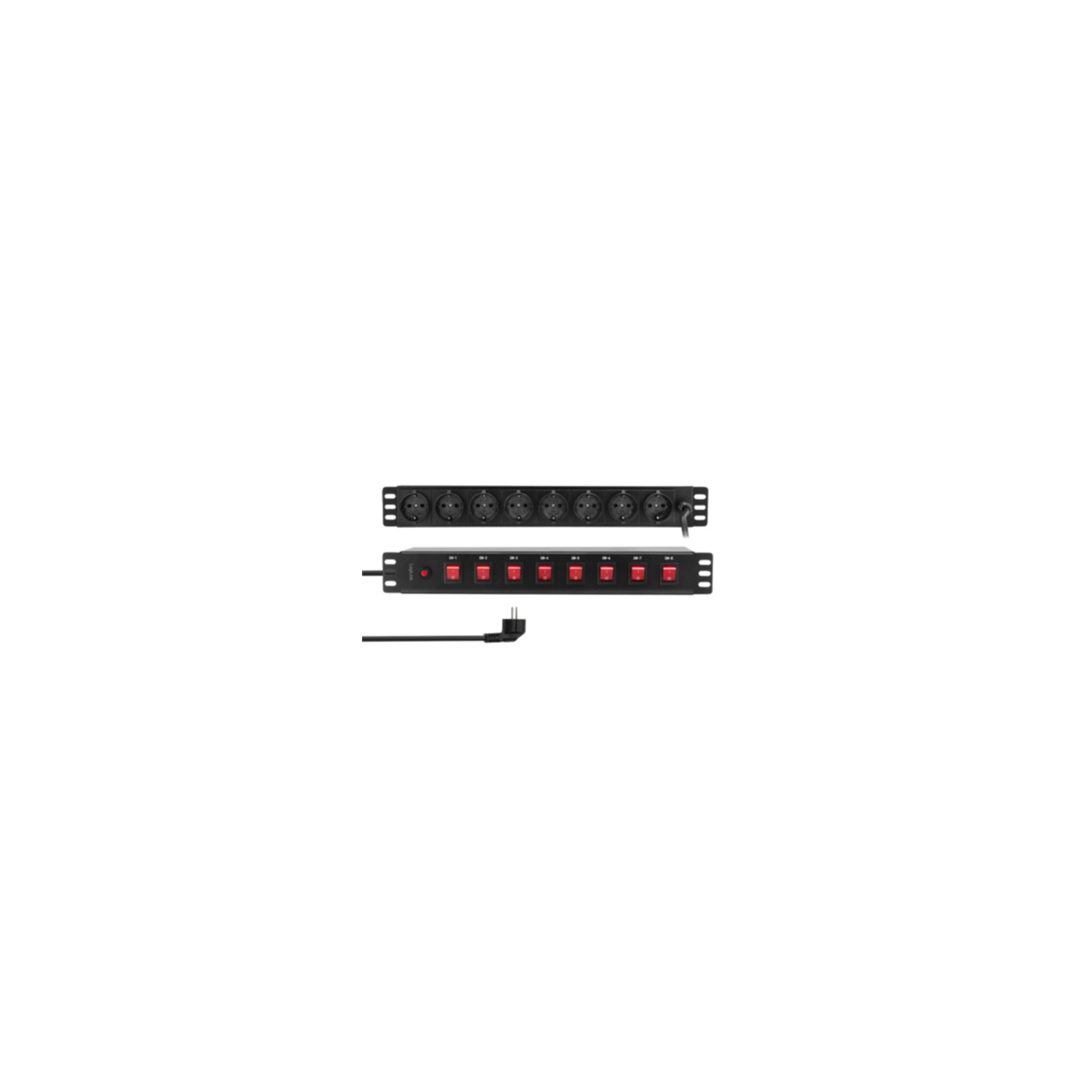 LogiLink Steckdosenleiste 8-fach (CEE7/7) PDU Steckdosenleiste Rack PDU8D01 LogiLink Steckdosenleiste 8-fach (CEE7/7) PDU Steckdosenleiste Rack PDU8D01