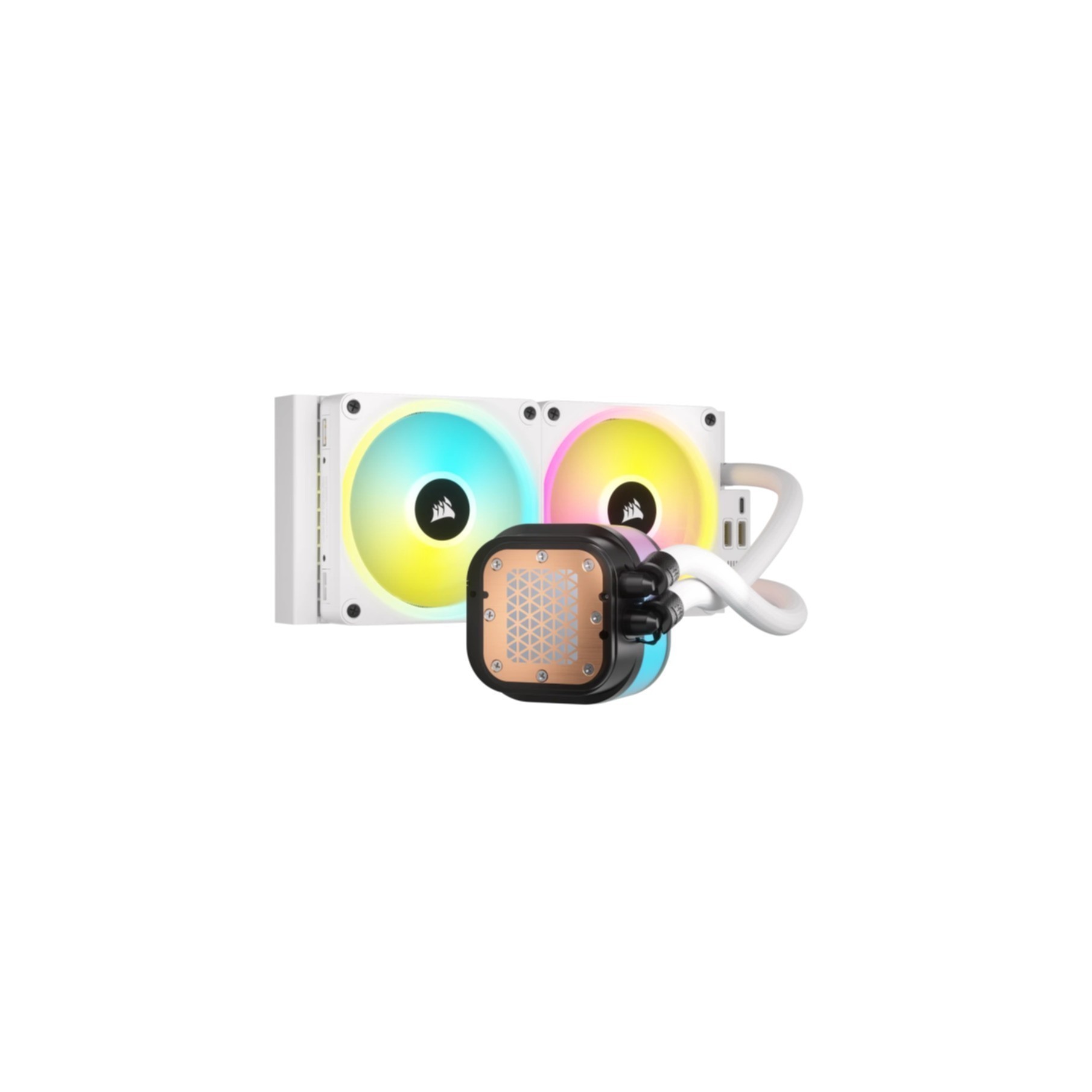 Cooler Corsair iCUE H100i RGB AIO White - Wasserkühlung CW-9061005-WW Cooler Corsair iCUE H100i RGB AIO White - Wasserkühlung CW-9061005-WW
