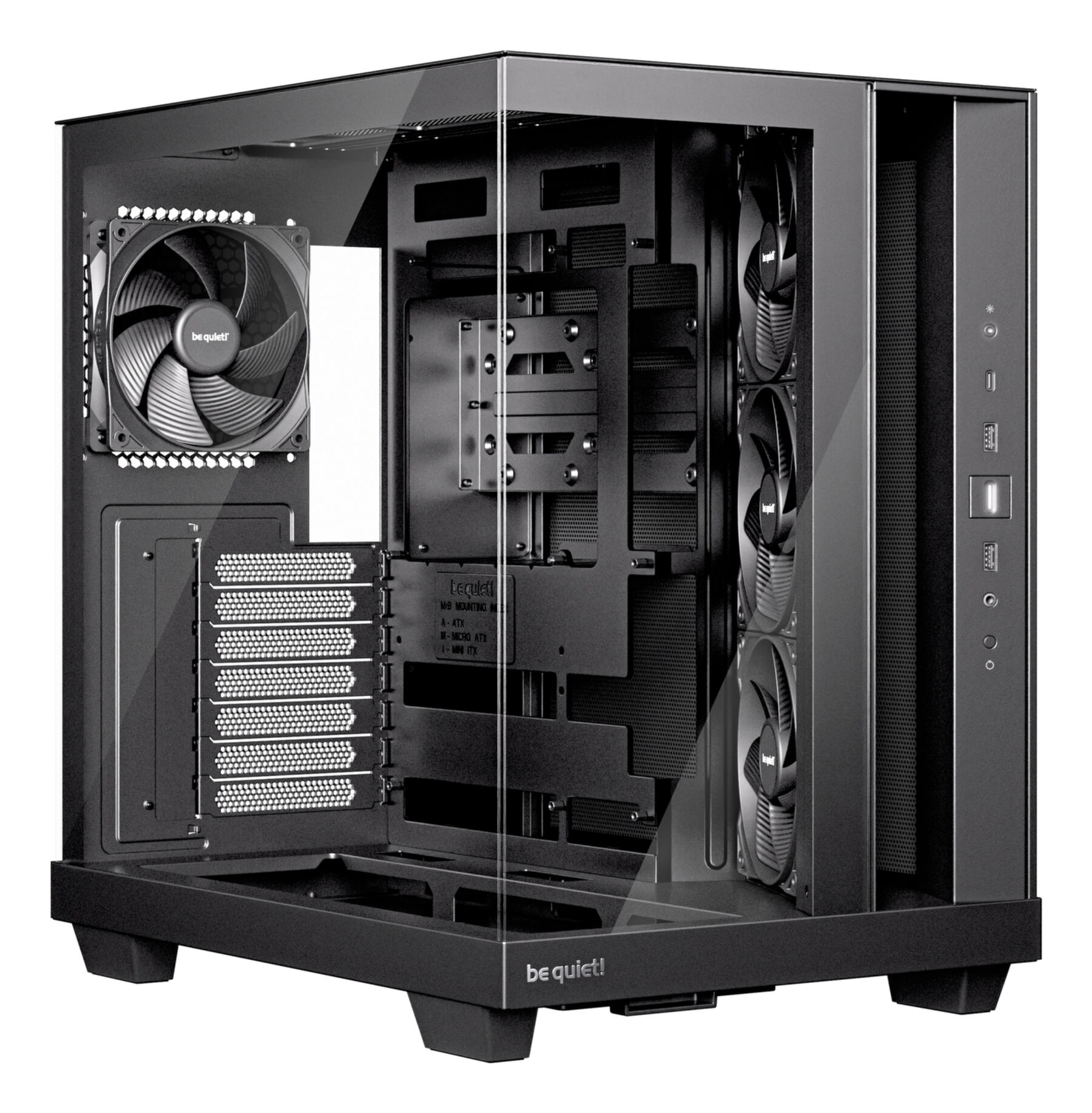 PC- Gehäuse BeQuiet Light Base 500 schwarz