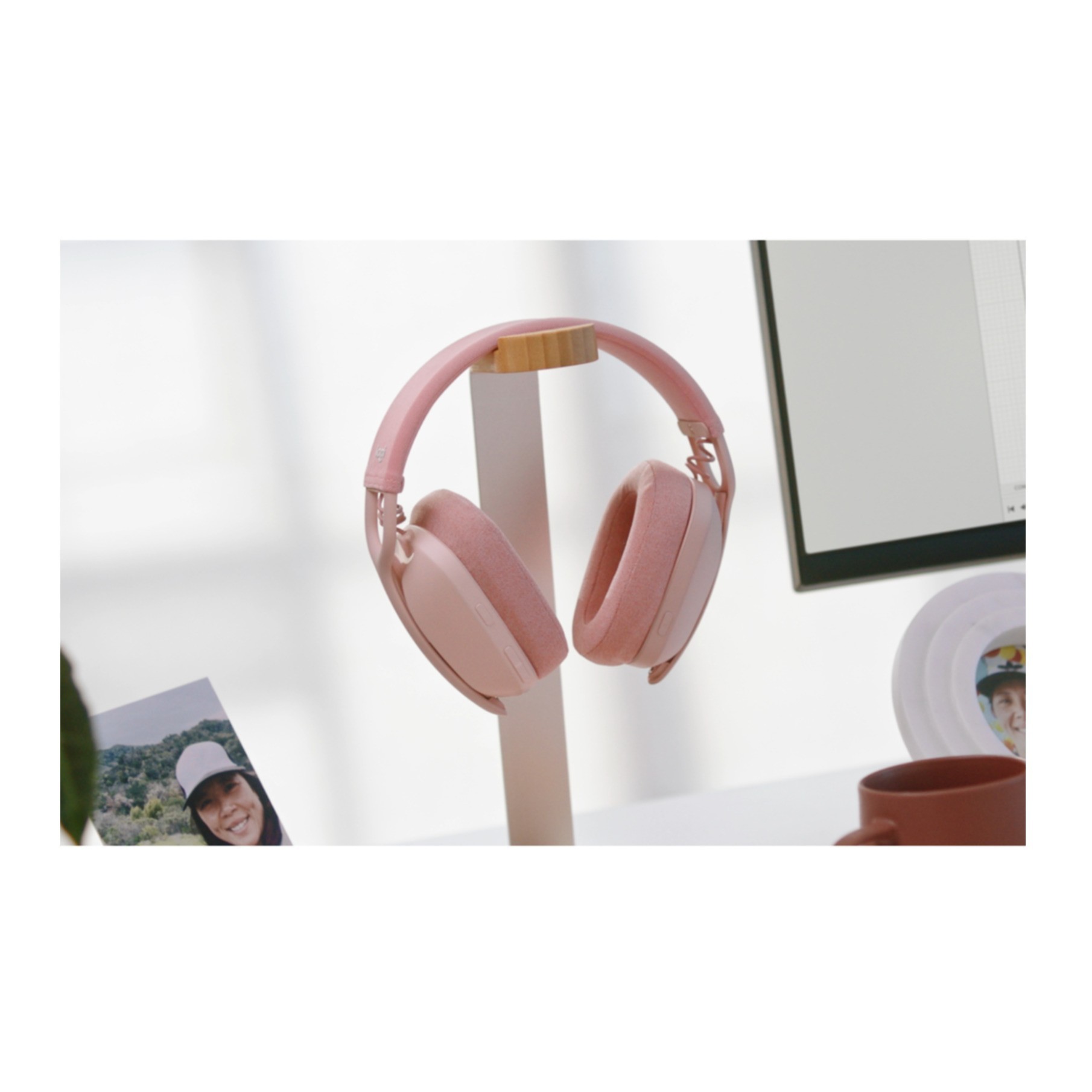 Headset Logitech Zone Vibe 100 Wireless rosé (981-001224) [B-Ware]