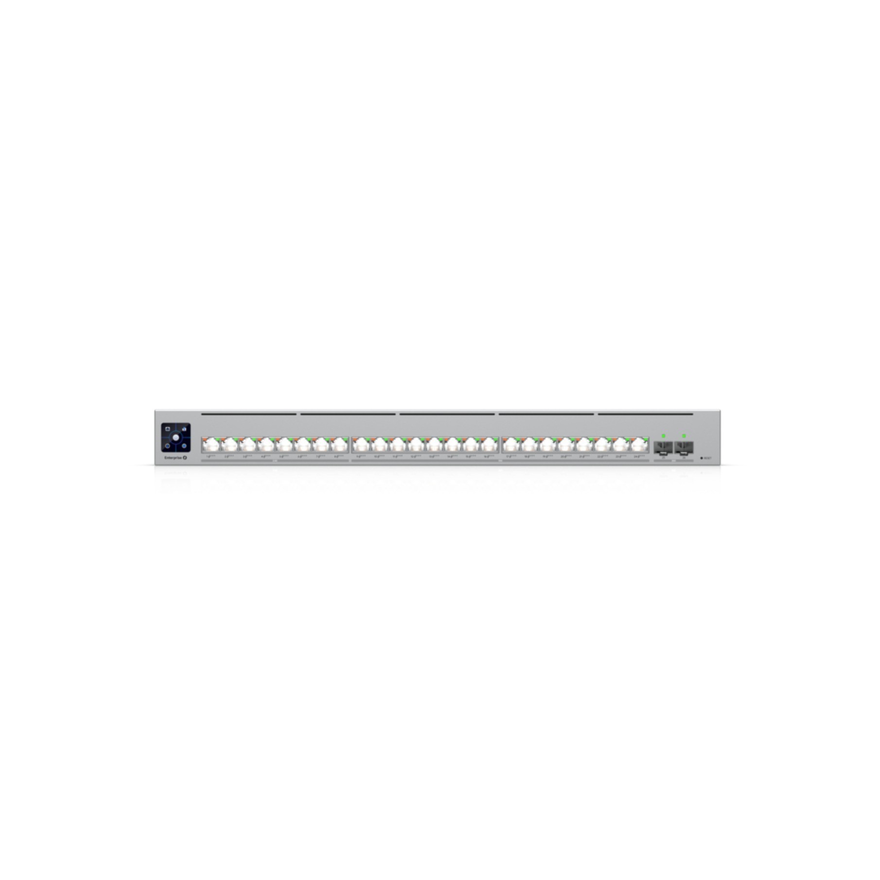 UbiQuiti UniFi Enterprise Campus ECS-24-POE Switch x 2.5GBase-T + 16 x 10Gb Ethernet + 2 x 25 Gigabit SFP28 (1 Jahr Garantie) UbiQuiti UniFi Enterprise Campus ECS-24-POE Switch x 2.5GBase-T + 16 x 10Gb Ethernet + 2 x 25 Gigabit SFP28 (1 Jahr Garantie)