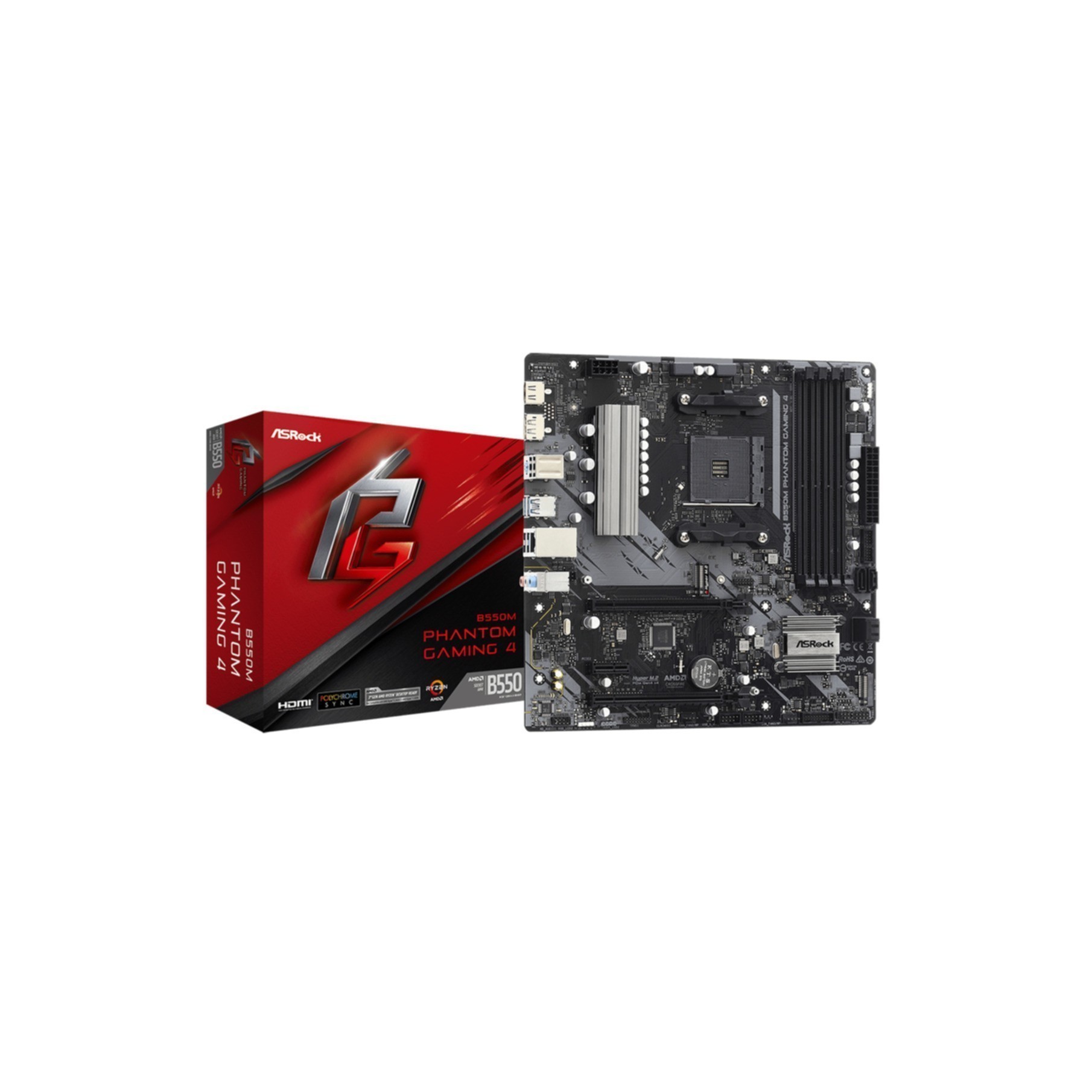 ASROCK B550M Phantom Gaming 4 (AM4) (D) ASROCK B550M Phantom Gaming 4 (AM4) (D)