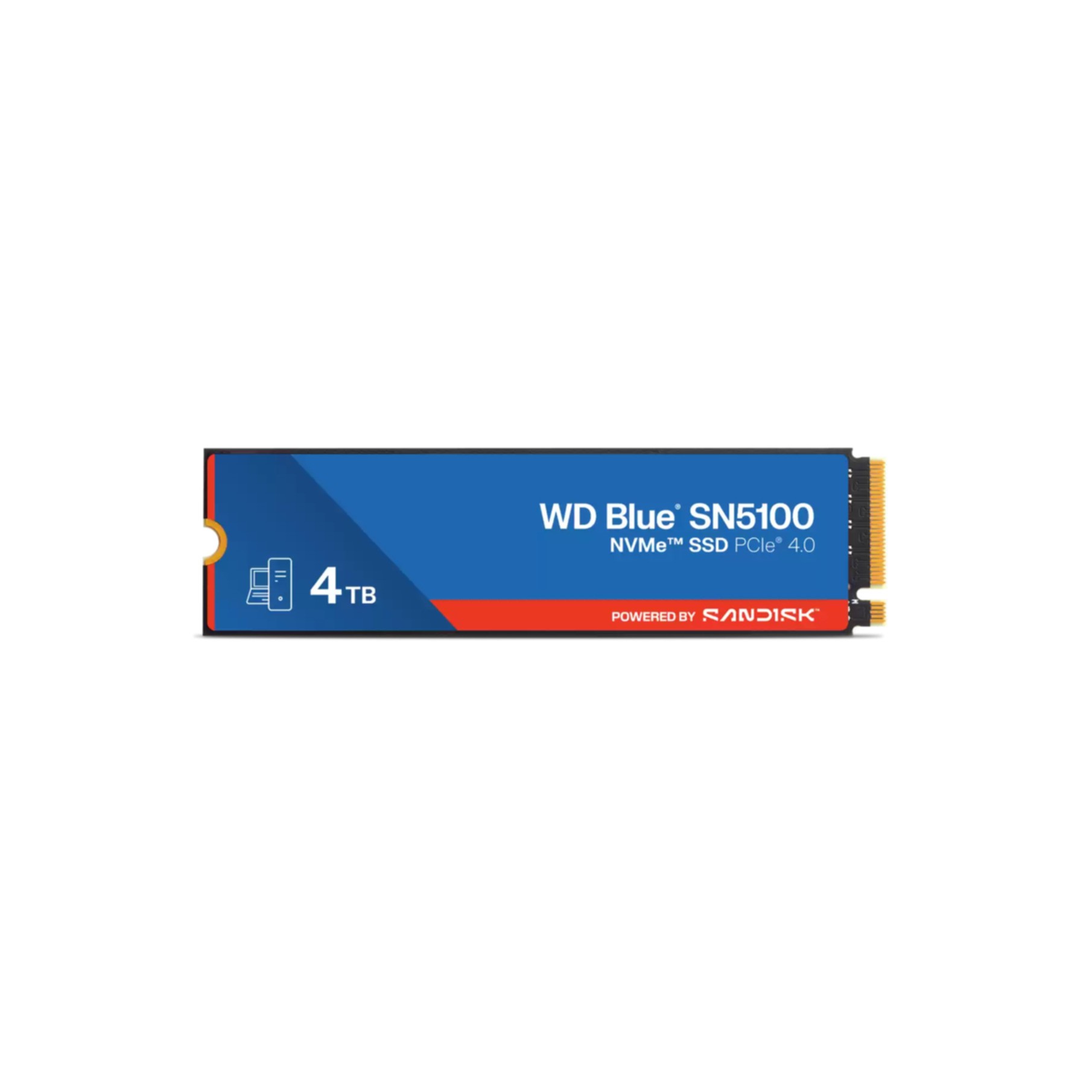 SSD WD Blue 4TB SN5100 NVME M.2 PCIe 4.0 x4 WDS400T5B0E SSD WD Blue 4TB SN5100 NVME M.2 PCIe 4.0 x4 WDS400T5B0E
