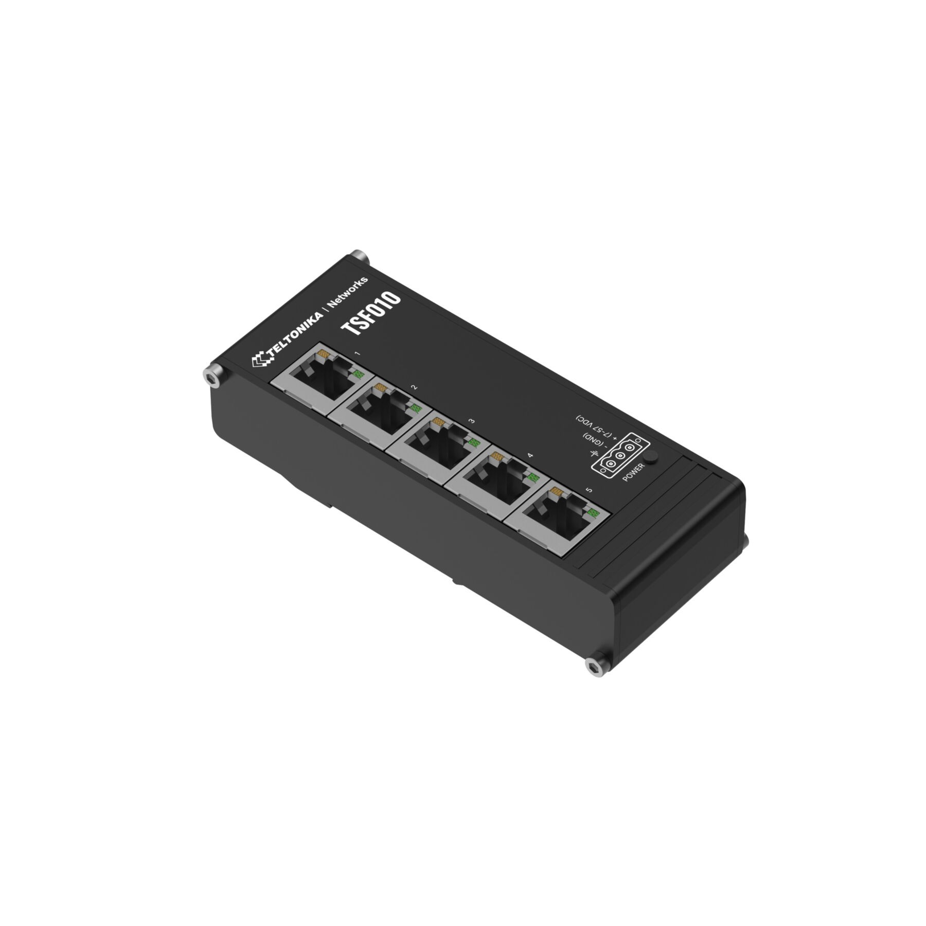 Teltonika TSF010 Unmanaged Ethernet-Switch 5x100 Mbps, flat Teltonika TSF010 Unmanaged Ethernet-Switch 5x100 Mbps, flat