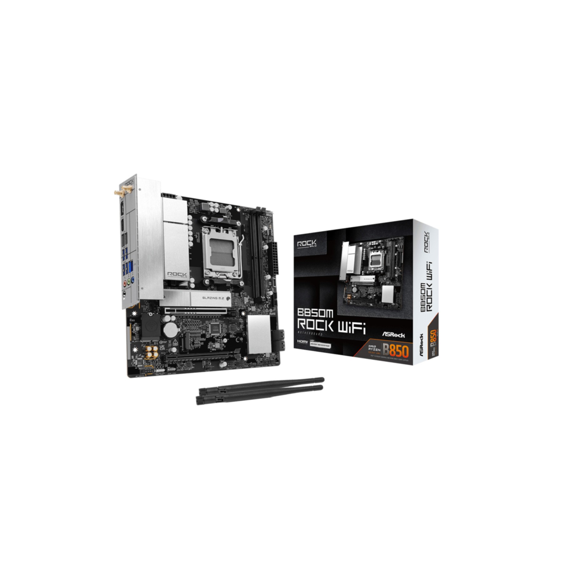 ASROCK B850M Rock Wifi (AM5) (D) ASROCK B850M Rock Wifi (AM5) (D)