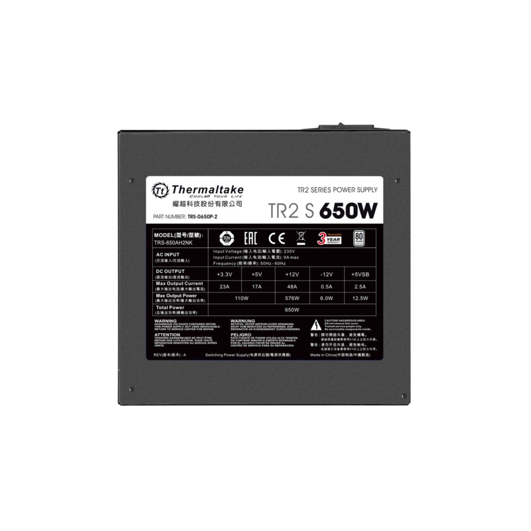 PC- Netzteil Thermaltake TR2S 650W