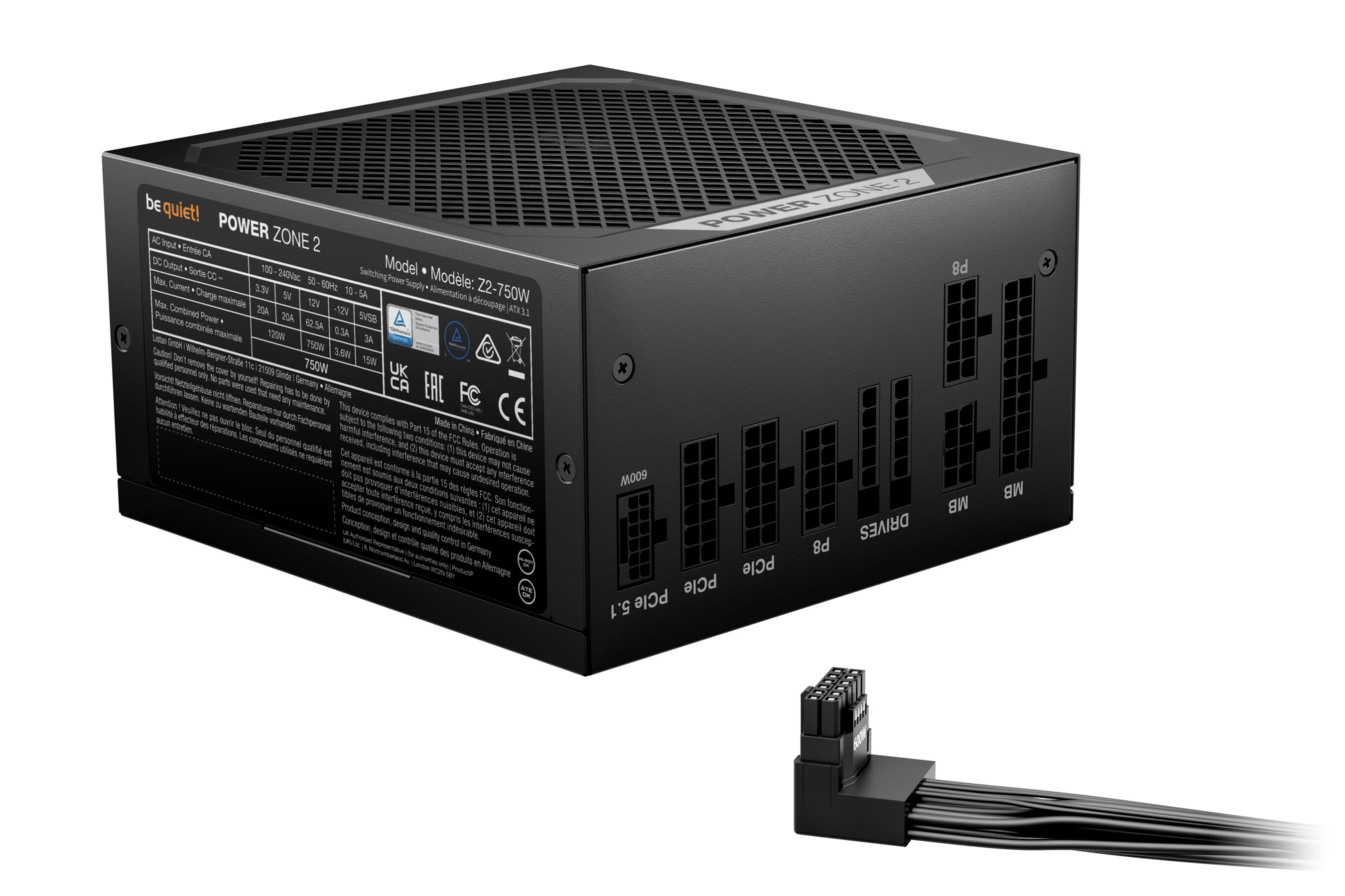 PC- Netzteil Be Quiet Power Zone 2 750W BP006EU PC- Netzteil Be Quiet Power Zone 2 750W BP006EU