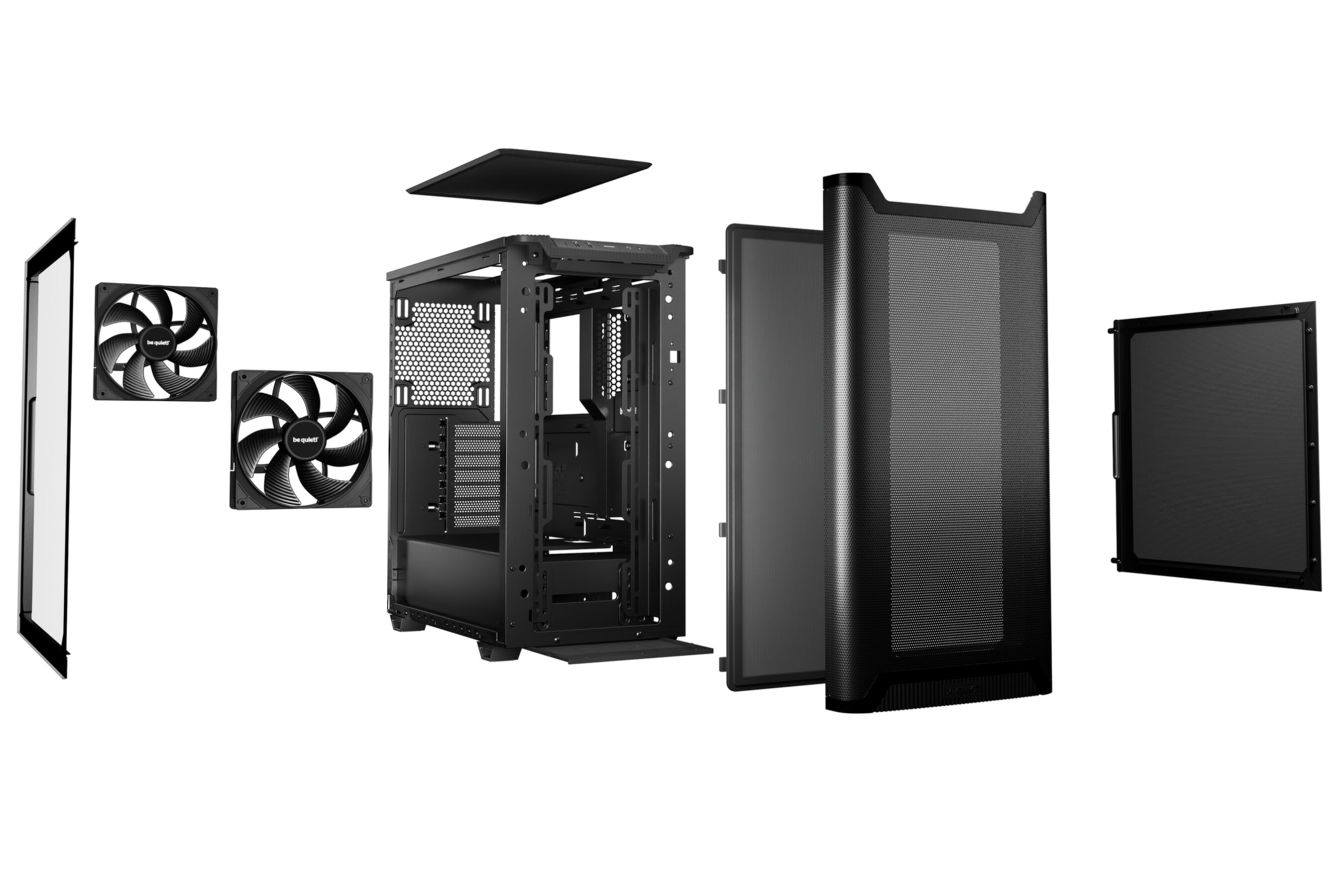 PC- Gehäuse BeQuiet Pure Base 501 Airflow Window - black PC- Gehäuse BeQuiet Pure Base 501 Airflow Window - black