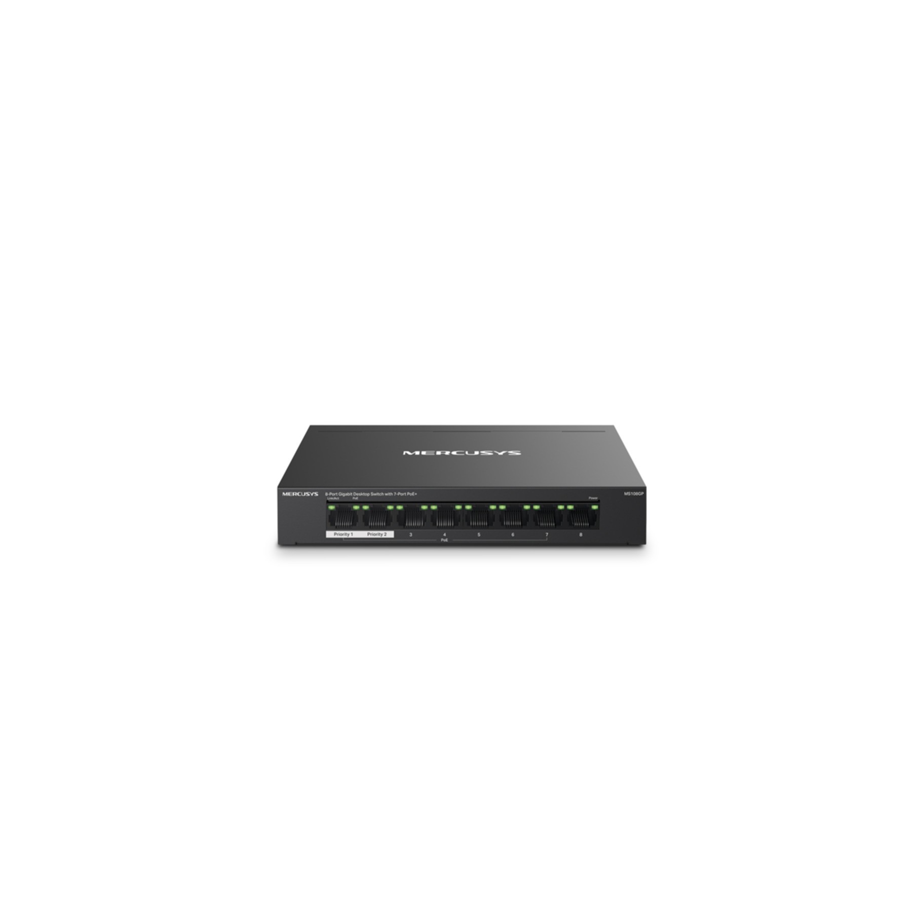 Mercusys Switch MS108GP 8-port 10/100/1000 Mercusys Switch MS108GP 8-port 10/100/1000