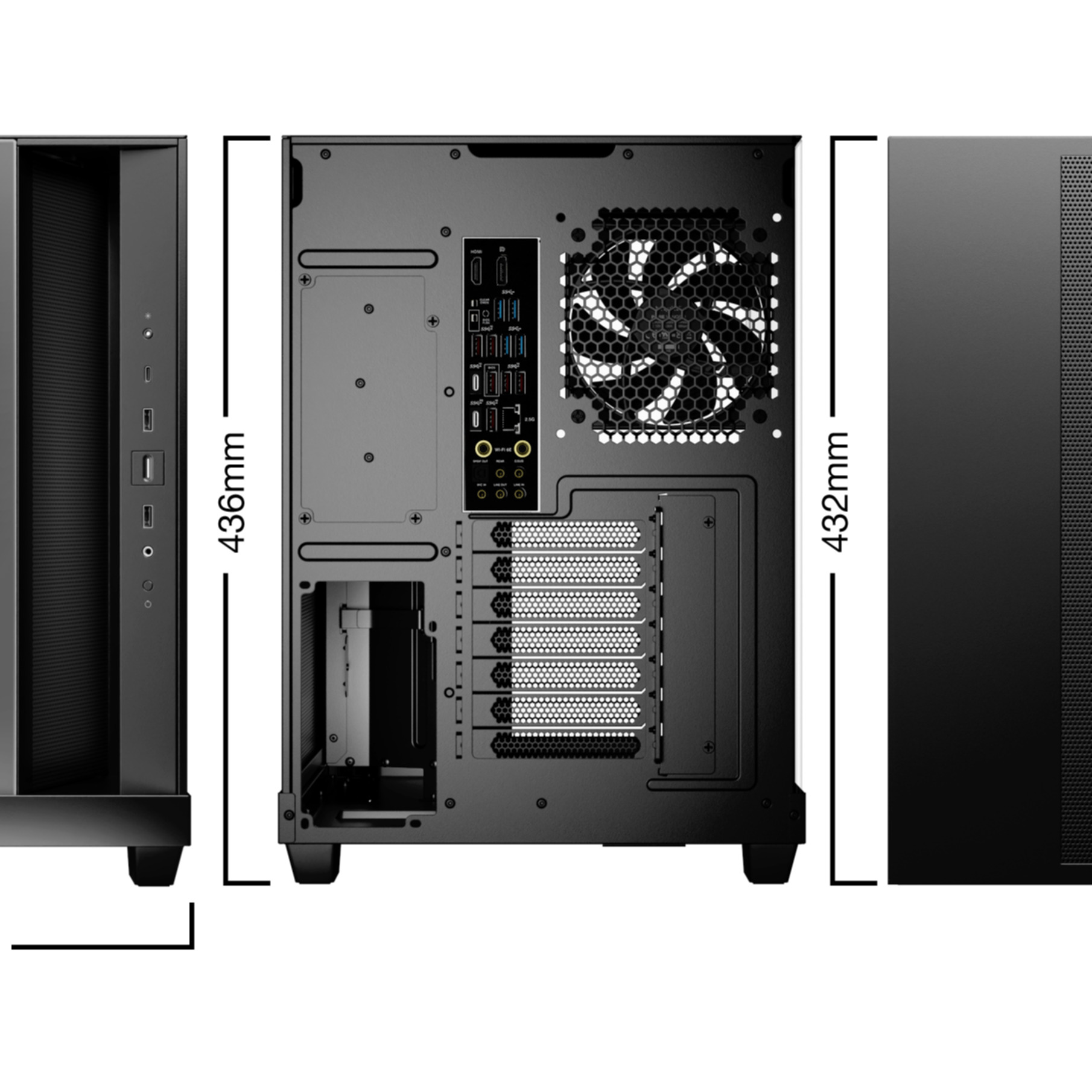 PC- Gehäuse BeQuiet Light Base 500 schwarz