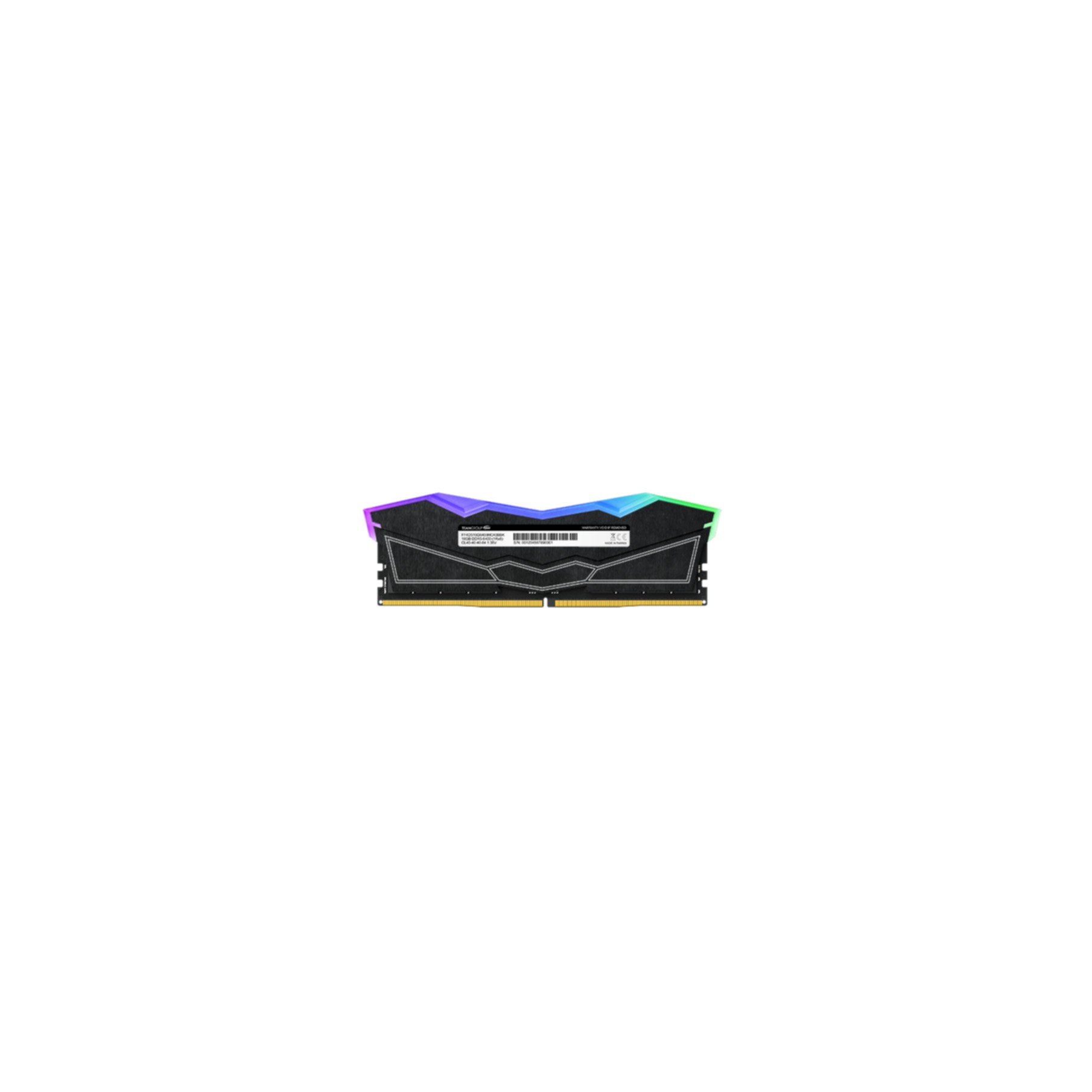 DDR5 32GB KIT 2x16GB PC 6000 Team T-Force Delta RGB FF3D532G6000HC38ADC01 schwarz