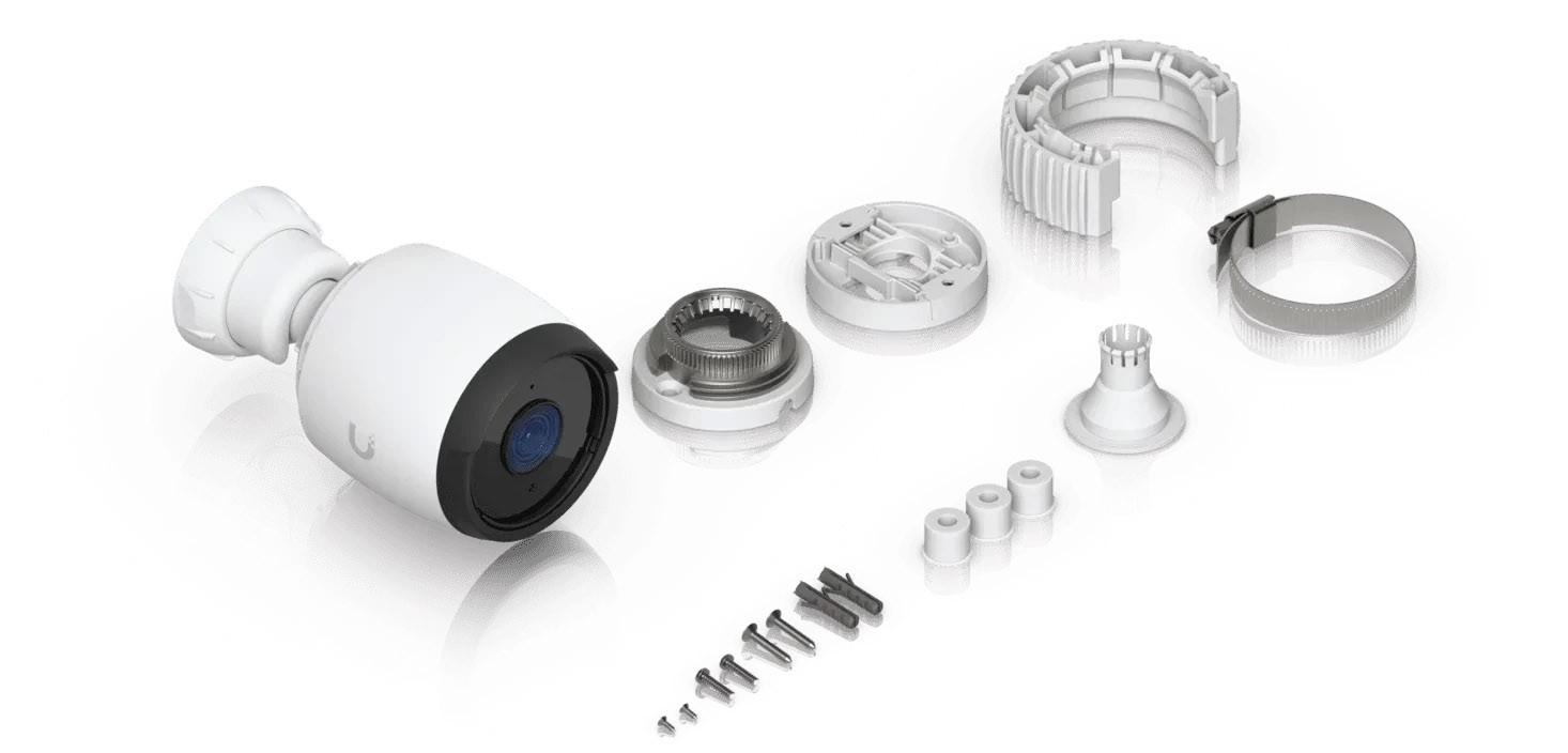 UbiQuiti UniFi Protect G6 UVC-G6-BULLET-W Netzwerk-Überwachungskamera Außen-und Innenbereich (1Jahr Garantie)