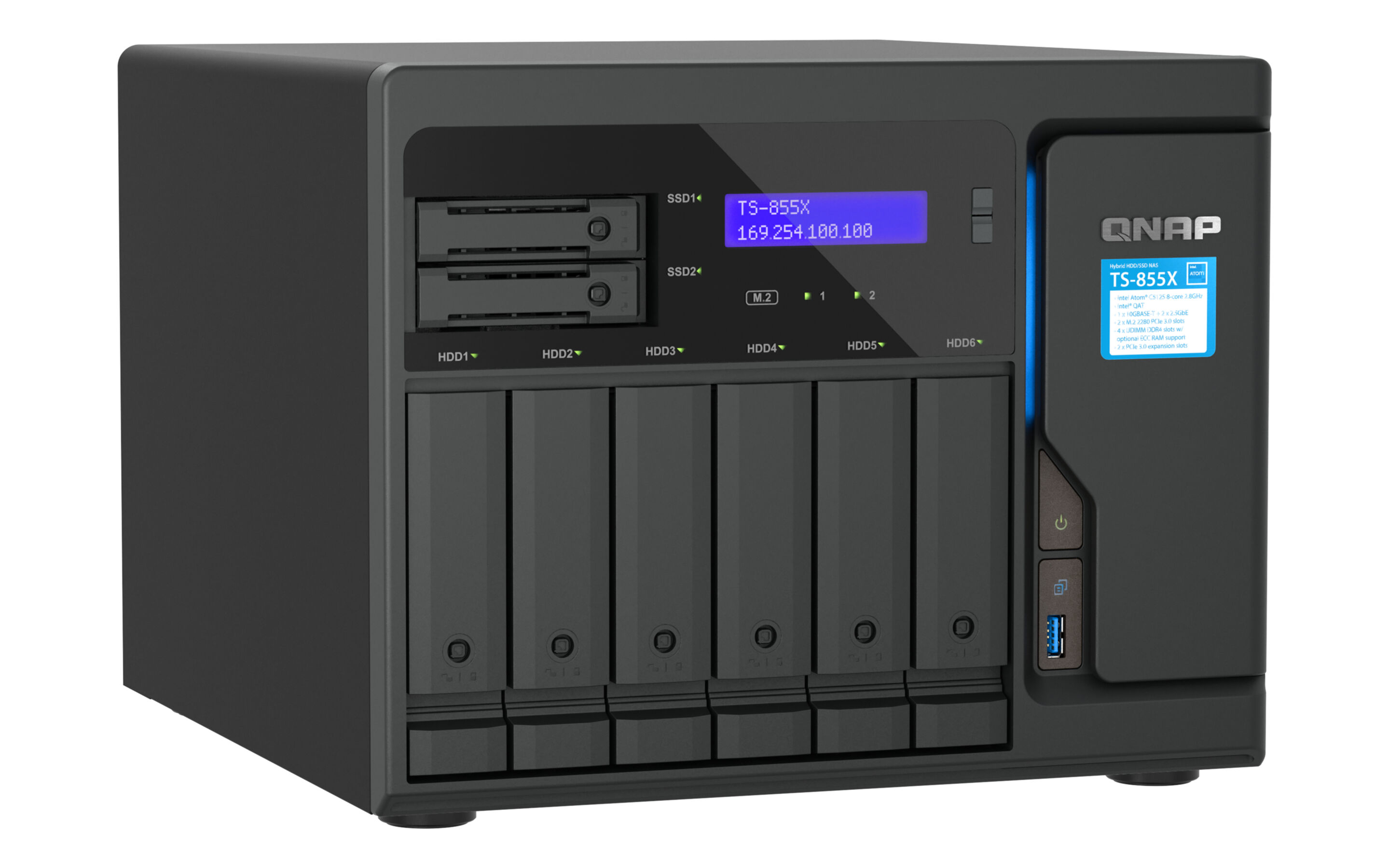 NAS Server QNAP TS-855X-8G 8-Bay NAS Server QNAP TS-855X-8G 8-Bay