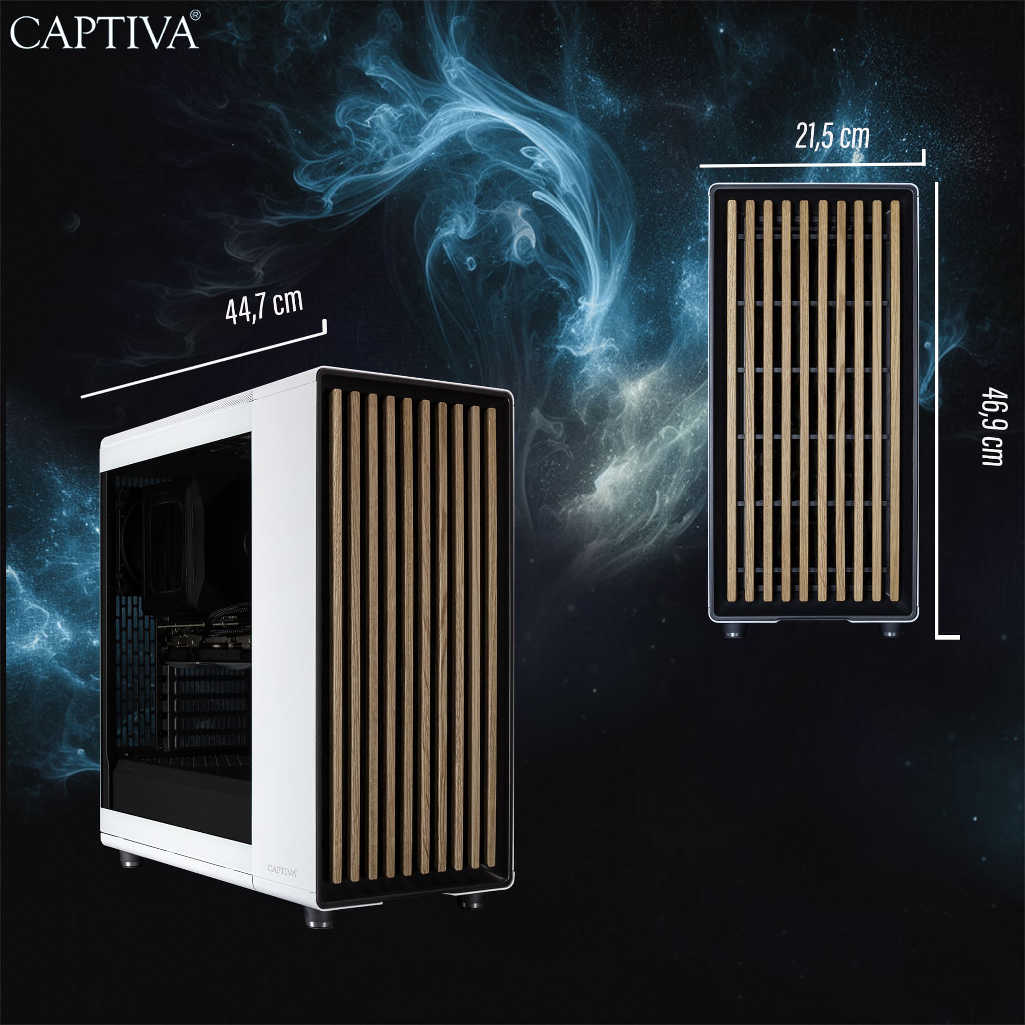 Captiva PC Workstation I79-954 (i7-12700K/SSD 1TB/64GB/WLAN/Windows 11 Pro 64-bit)