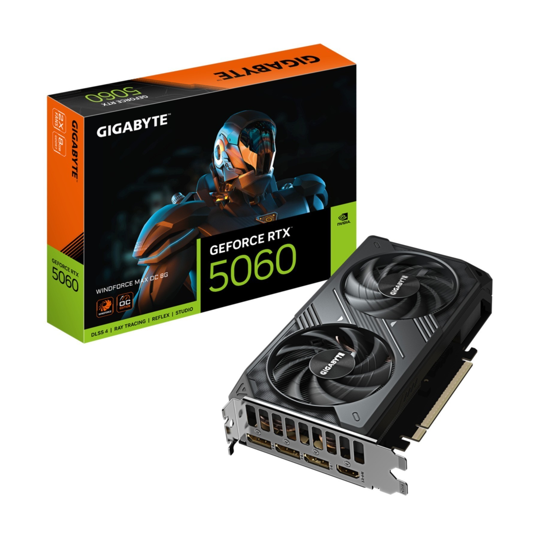 VGA Gigabyte GeForce® RTX 5060 8GB Windforce Max OC VGA Gigabyte GeForce® RTX 5060 8GB Windforce Max OC