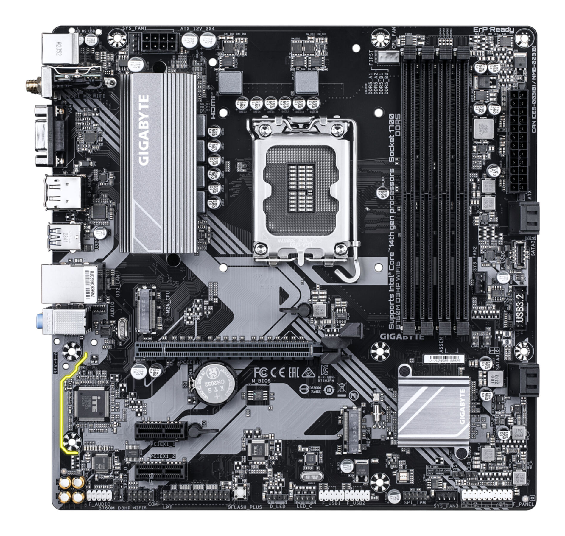 Gigabyte GA-B760M D3HP WIFI6 (1700) (D) Gigabyte GA-B760M D3HP WIFI6 (1700) (D)