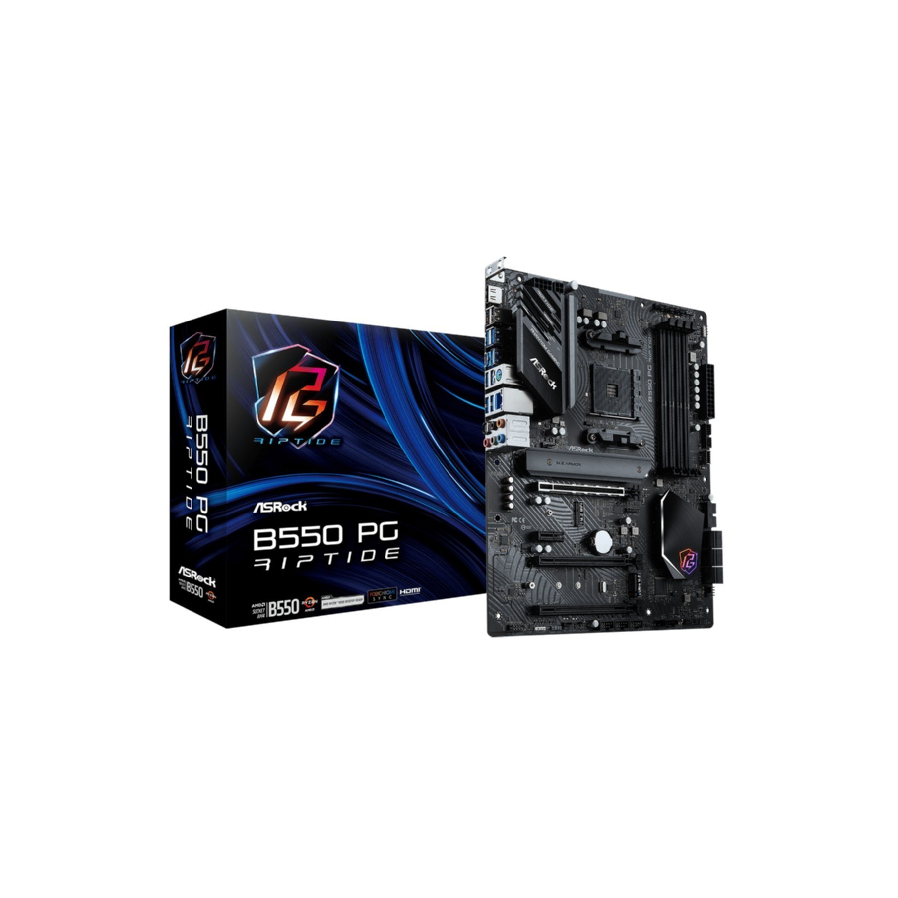 ASROCK B550 PHANTOM GAMING Riptide (AM4) (D)
