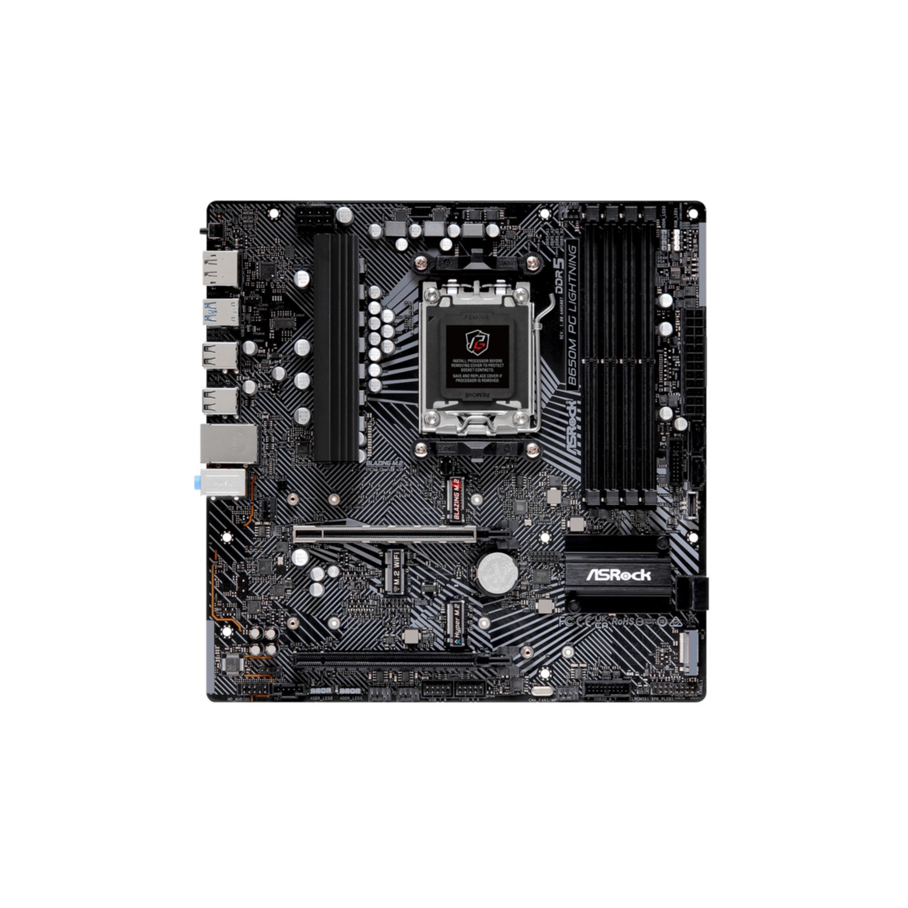 ASROCK B650M Phantom Gaming Lightning (AM5) (D) ASROCK B650M Phantom Gaming Lightning (AM5) (D)