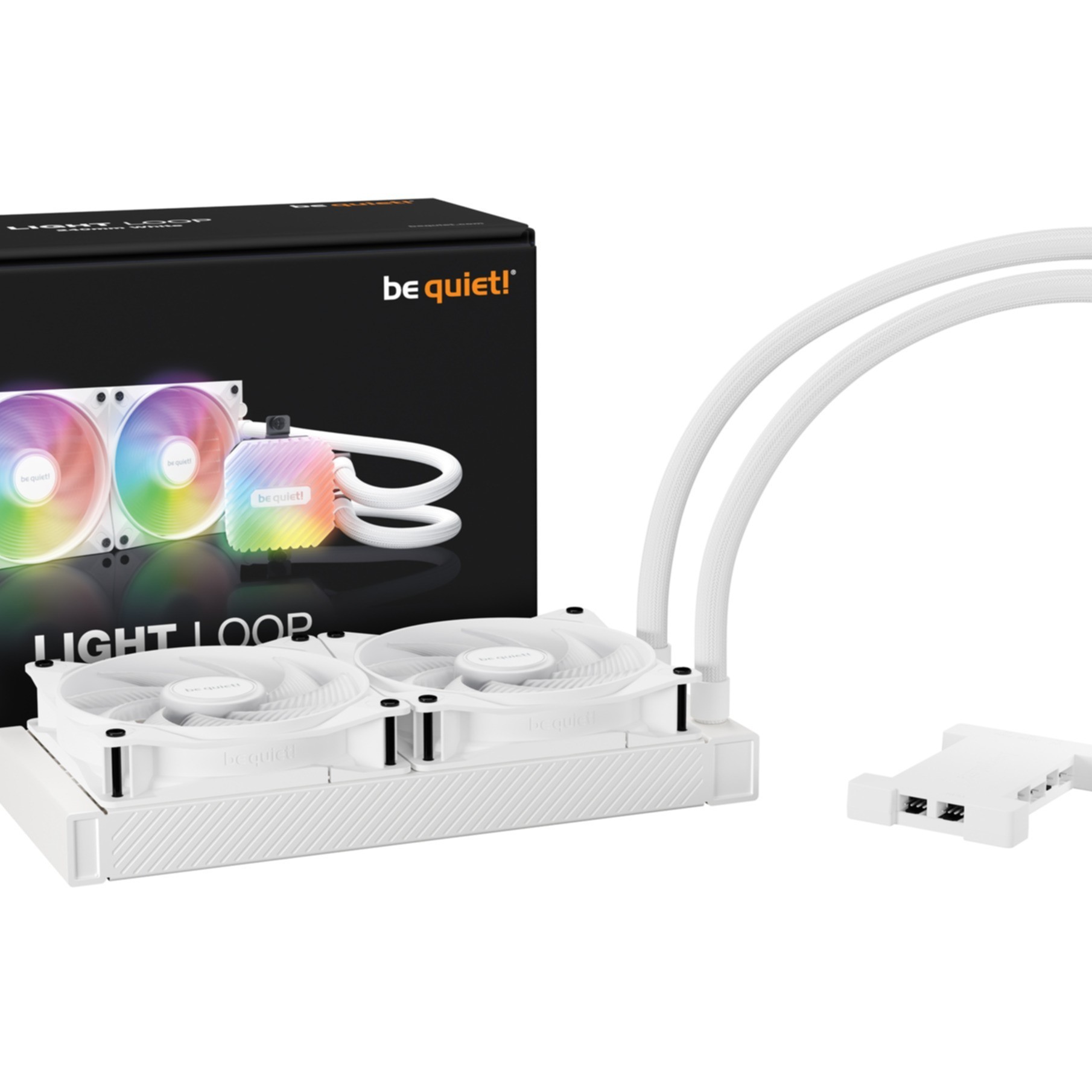 Cooler Be Quiet! Light Loop - Prozessor - Wasserkühlung - 240mm White (BW021) Cooler Be Quiet! Light Loop - Prozessor - Wasserkühlung - 240mm White (BW021)