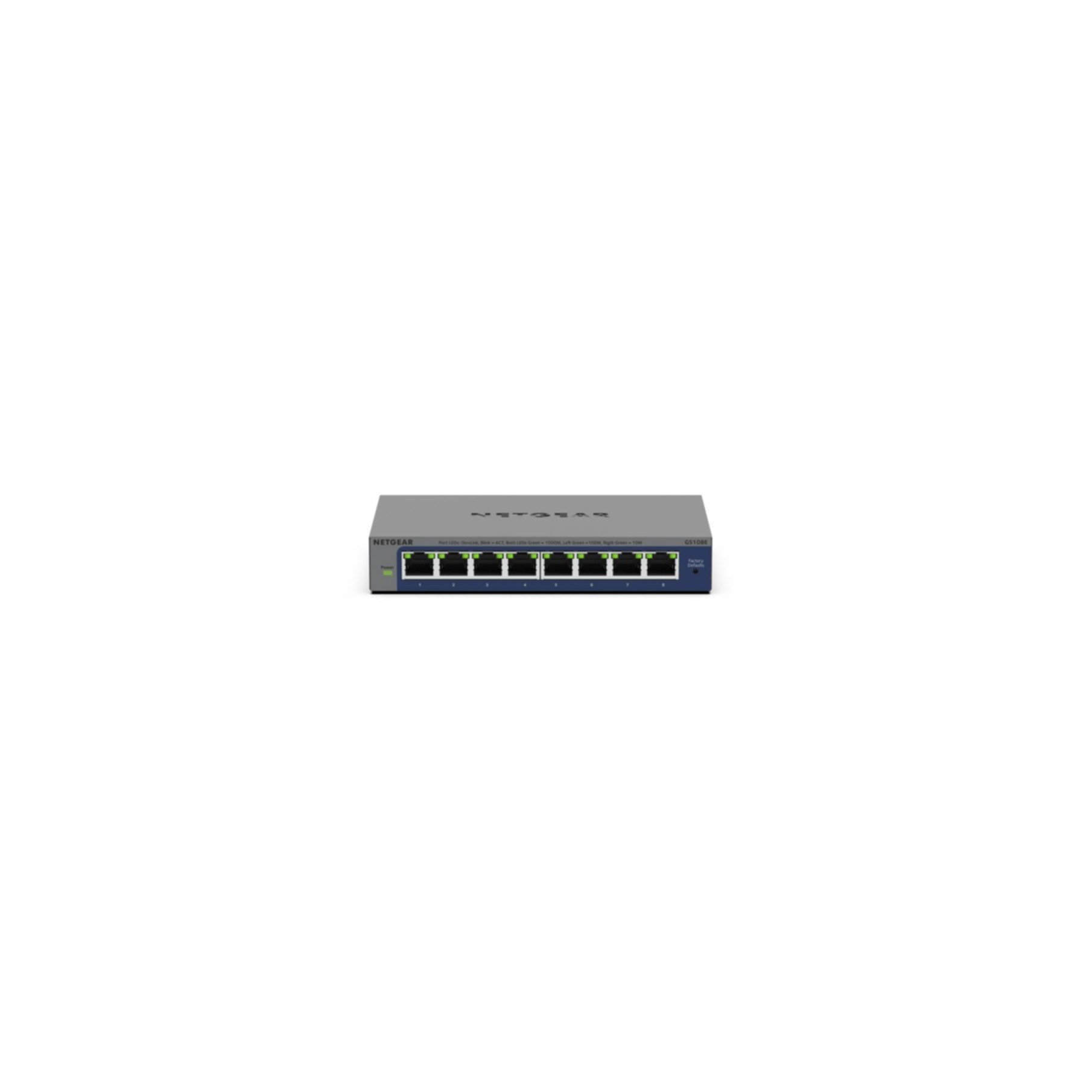 NETGEAR Switch PLUS 8-port 10/100/1000 GS108E-400EUS [B-Ware]