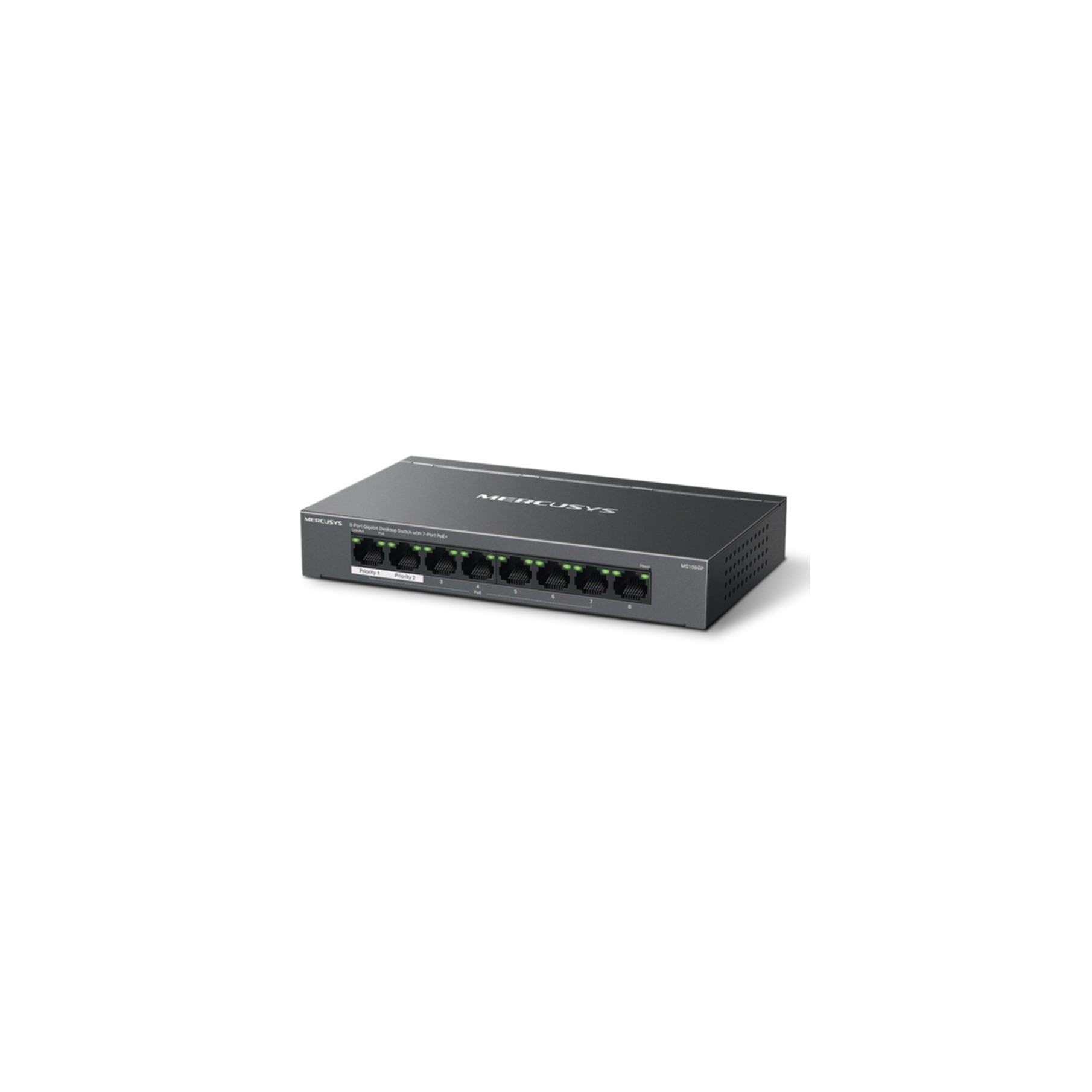 Mercusys Switch MS108GP 8-port 10/100/1000 Mercusys Switch MS108GP 8-port 10/100/1000
