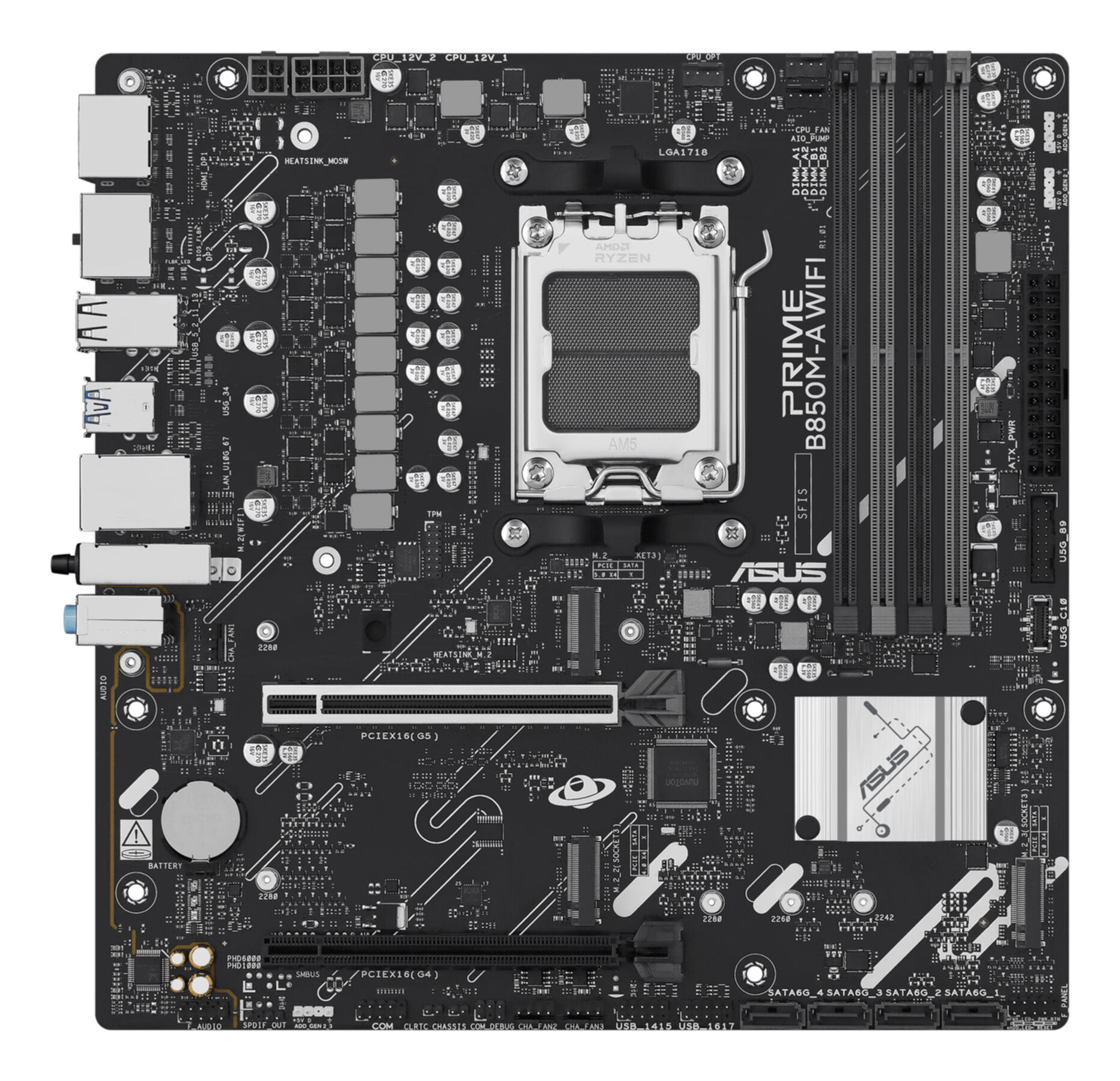 ASUS PRIME B850M A WIFI (AM5) (D) ASUS PRIME B850M A WIFI (AM5) (D)