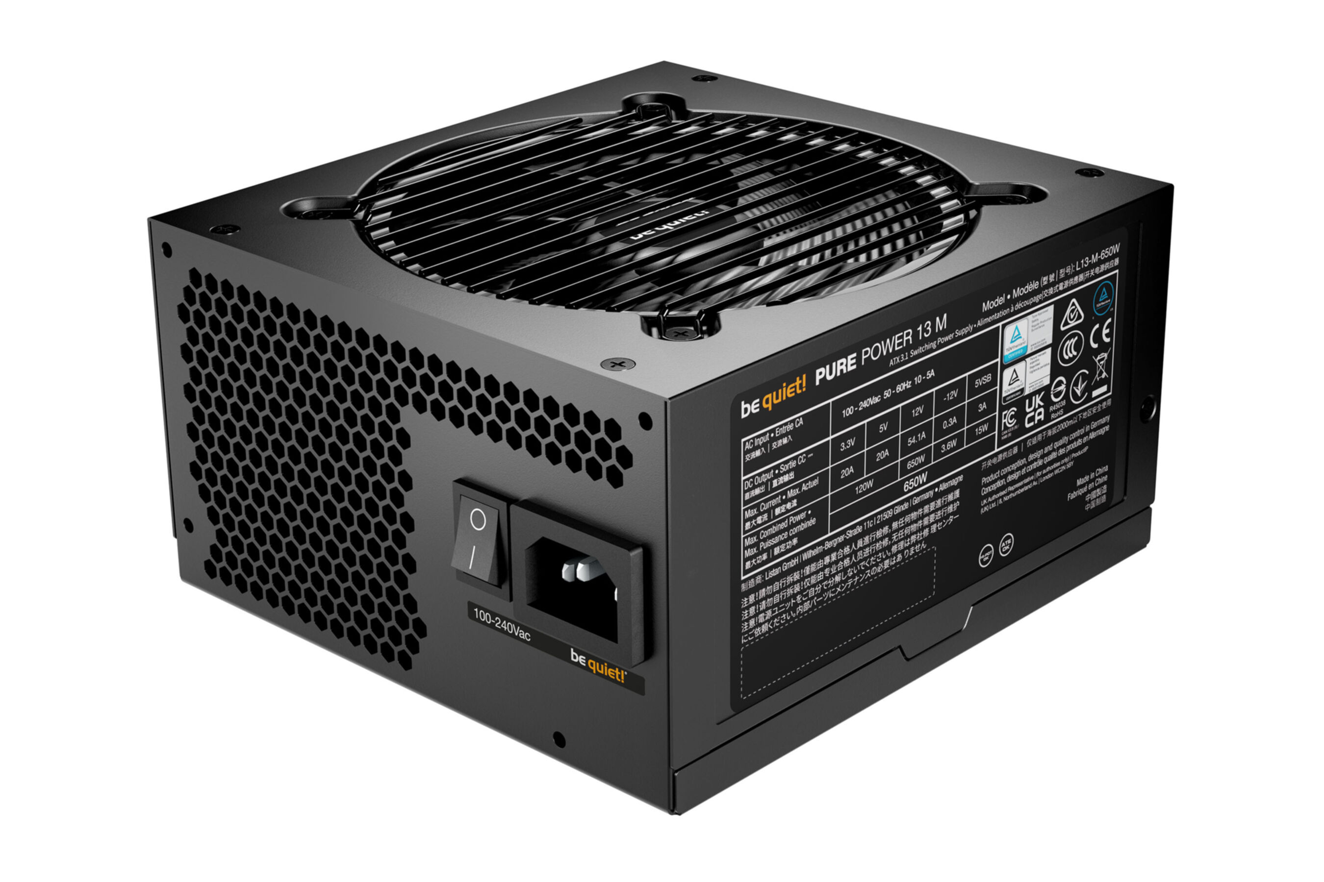 PC- Netzteil Be Quiet Pure Power 13 M 650W BP025EU PC- Netzteil Be Quiet Pure Power 13 M 650W BP025EU