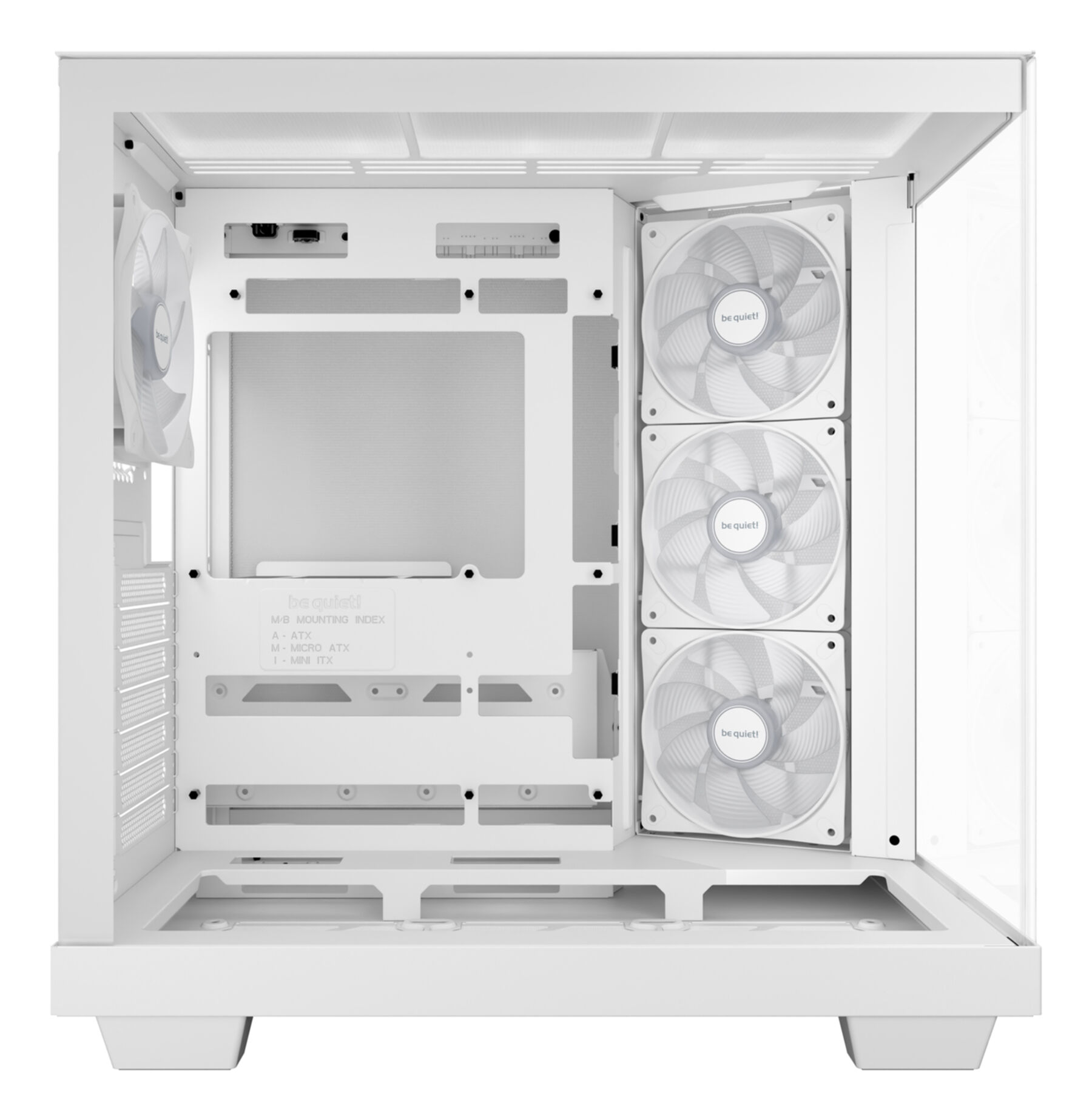 PC- Gehäuse BeQuiet Light Base 500 LX weiß