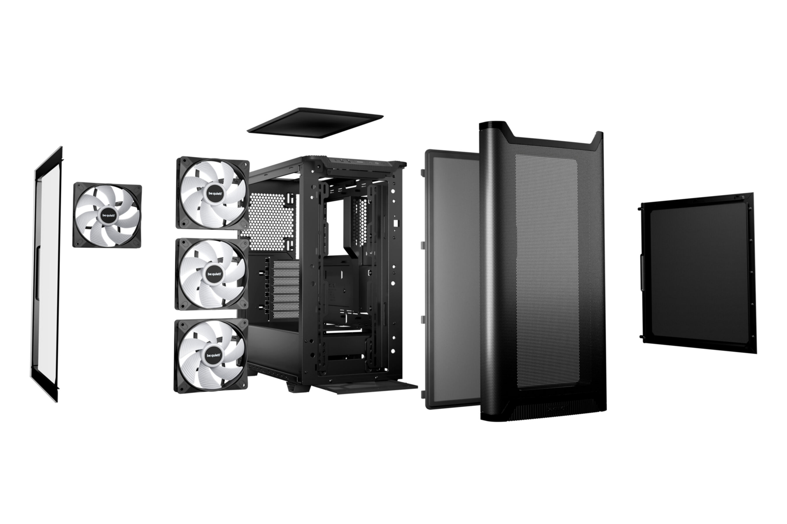 PC- Gehäuse BeQuiet Pure Base 501 DX black