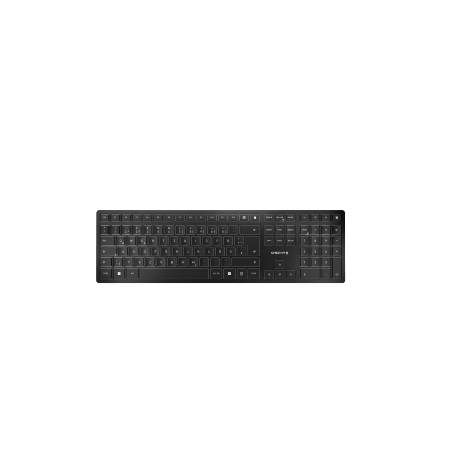 Keyboard Cherry KW 9100 SLIM - Tastatur - kabellos - (JK-9100DE-2)