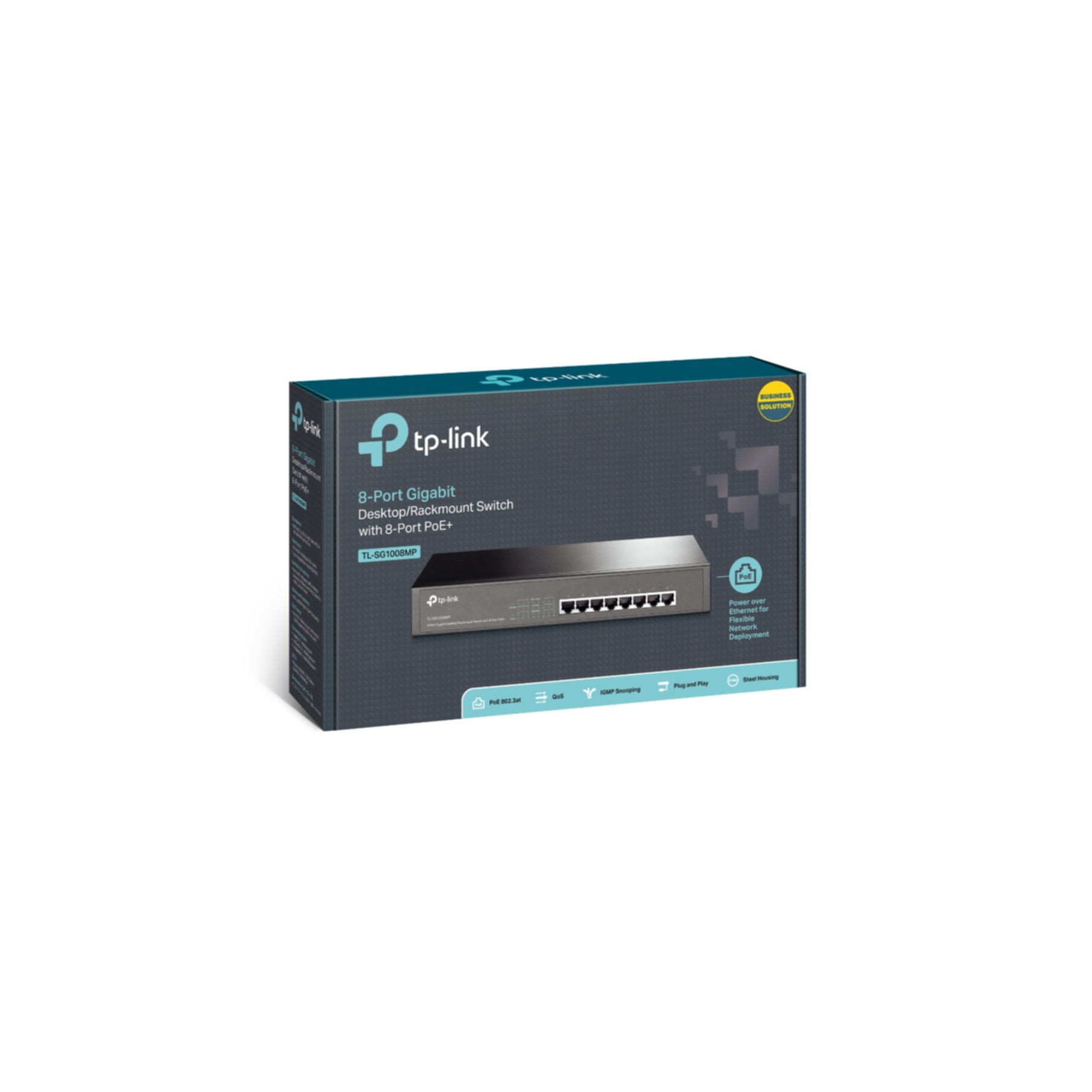 TP-Link Switch Gigabit 8-port 10/100/1000M TL-SG1008MP TP-Link Switch Gigabit 8-port 10/100/1000M TL-SG1008MP