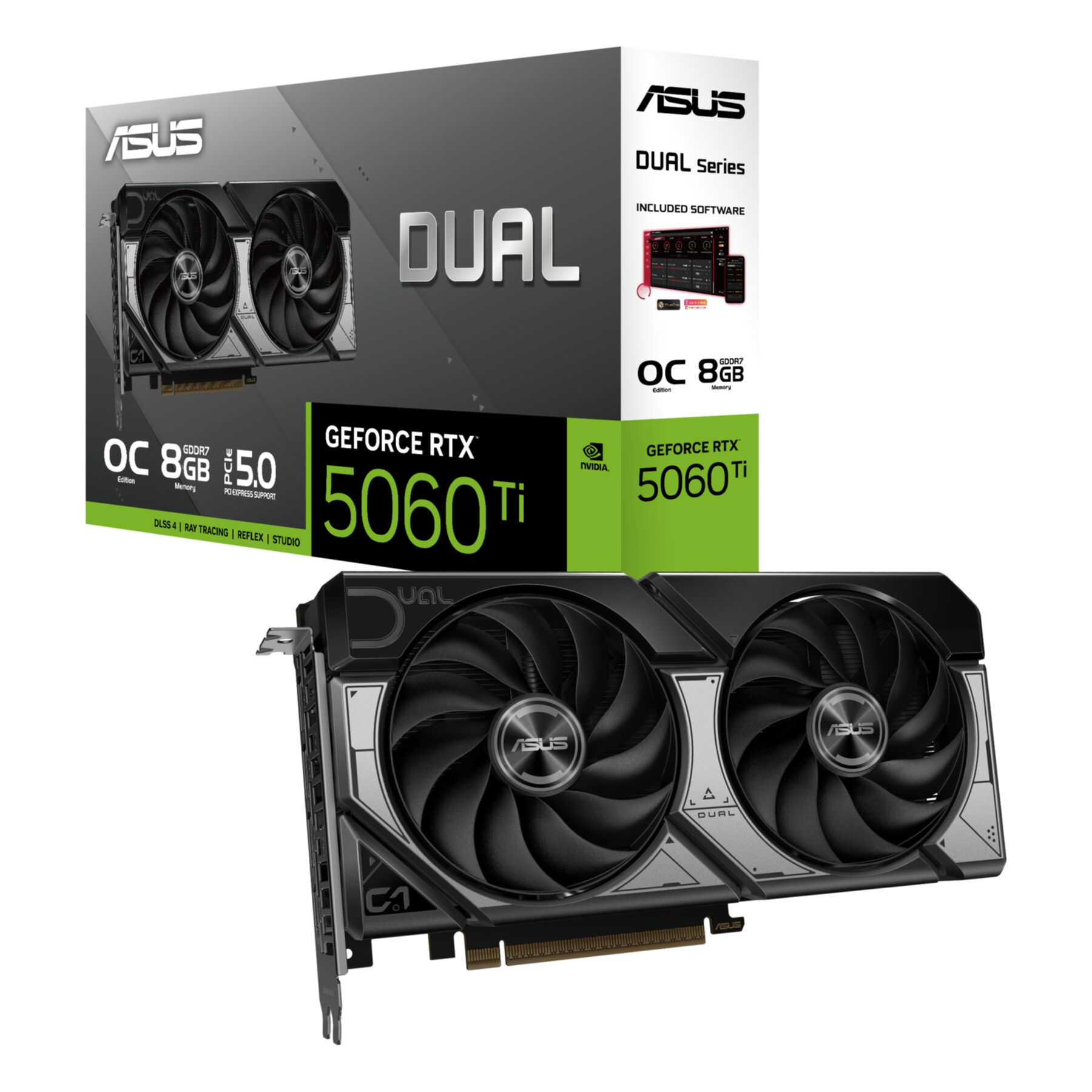VGA Asus GeForce® RTX 5060TI 8GB Dual OC VGA Asus GeForce® RTX 5060TI 8GB Dual OC