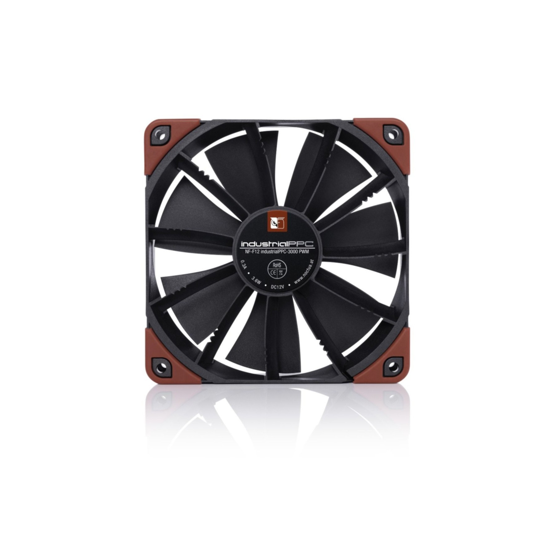 PC-Gehäuselüfter Noctua NF-F12 IndustrialPPC (NF-F12 iPPC-3000 PWM)