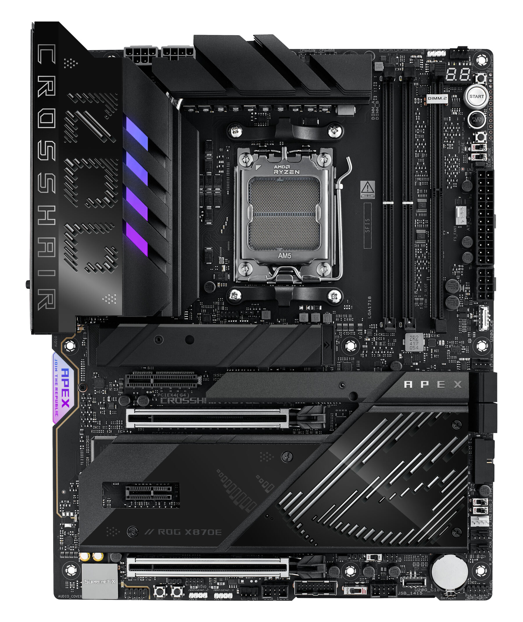 ASUS ROG CROSSHAIR X870E APEX (AM5) (D) ASUS ROG CROSSHAIR X870E APEX (AM5) (D)