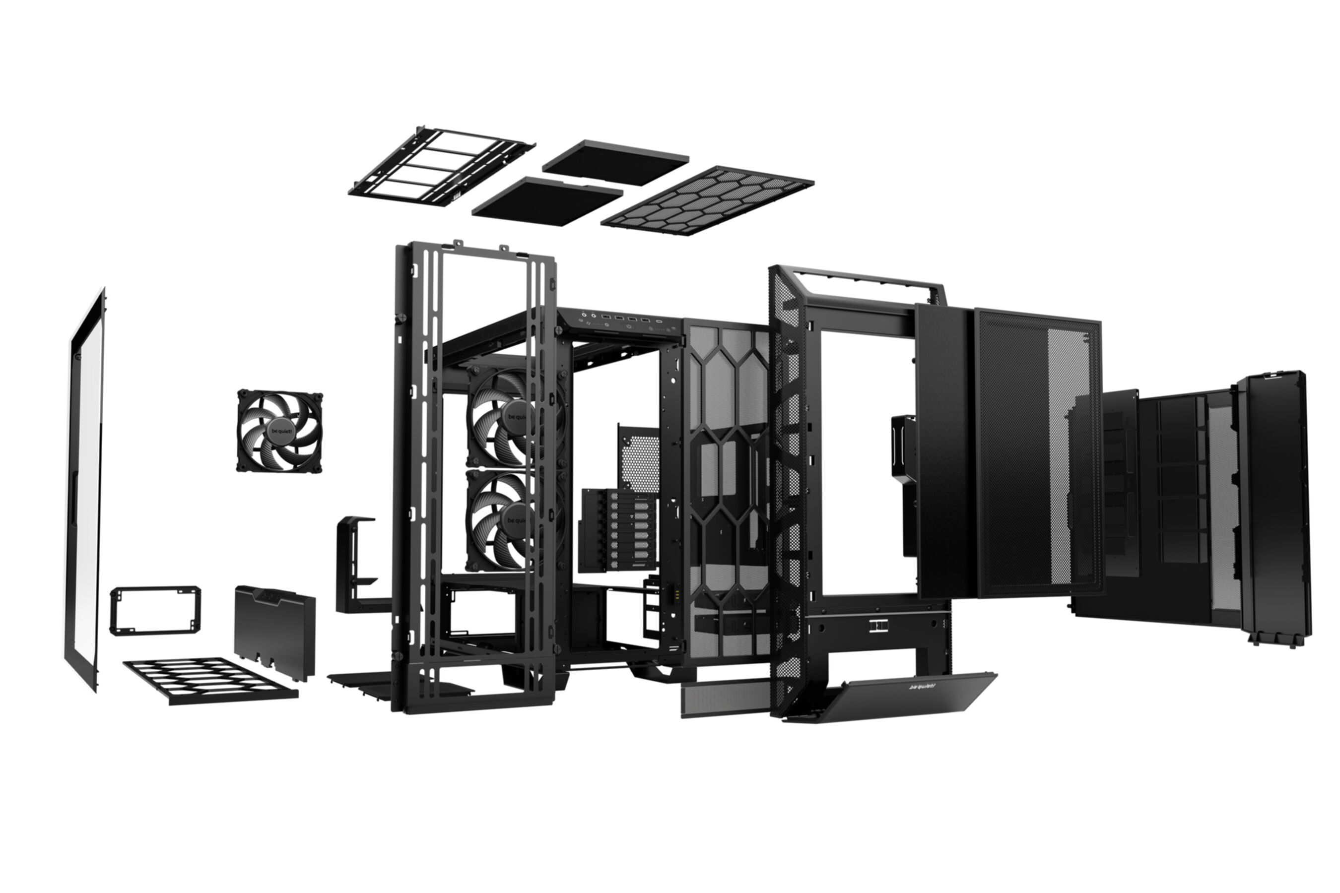 PC- Gehäuse BeQuiet Dark Base 901 - schwarz