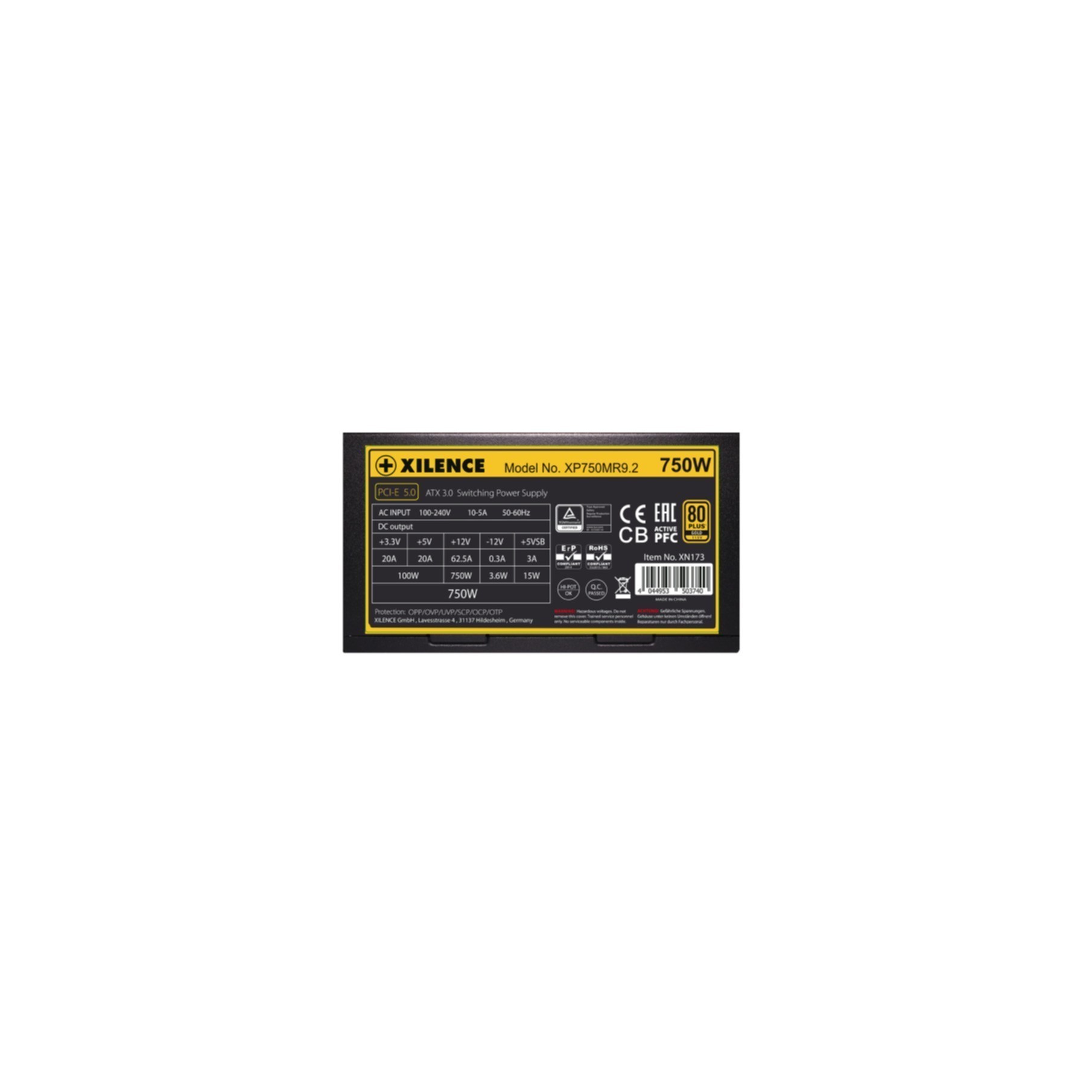 Xilence PerformanceX+ XP750MR9.2 750W ATX3.0 XN173 Xilence PerformanceX+ XP750MR9.2 750W ATX3.0 XN173