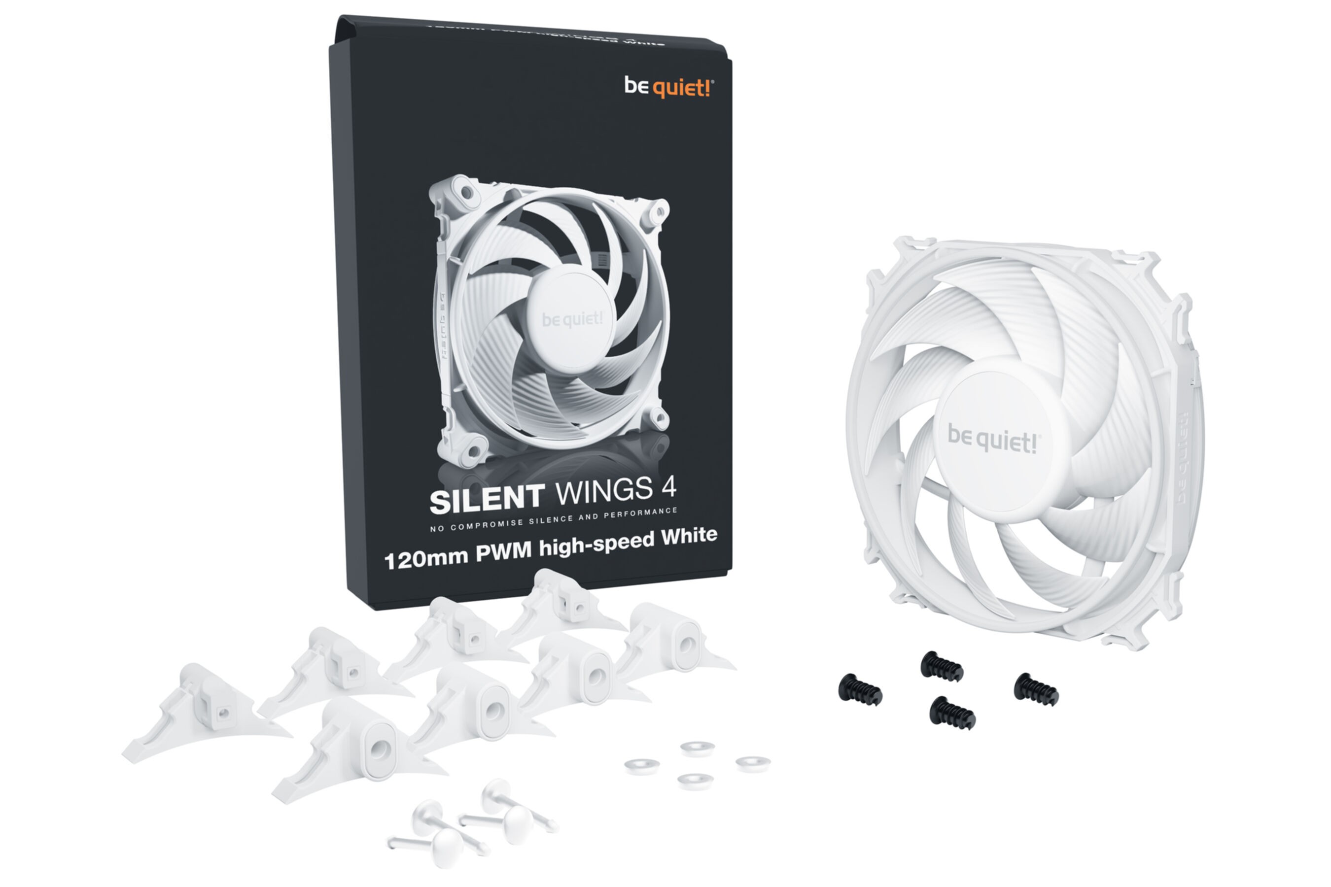 PC- Gehäuselüfter Be Quiet SilentWings 4 120mm PWM high-speed White BL115 PC- Gehäuselüfter Be Quiet SilentWings 4 120mm PWM high-speed White BL115