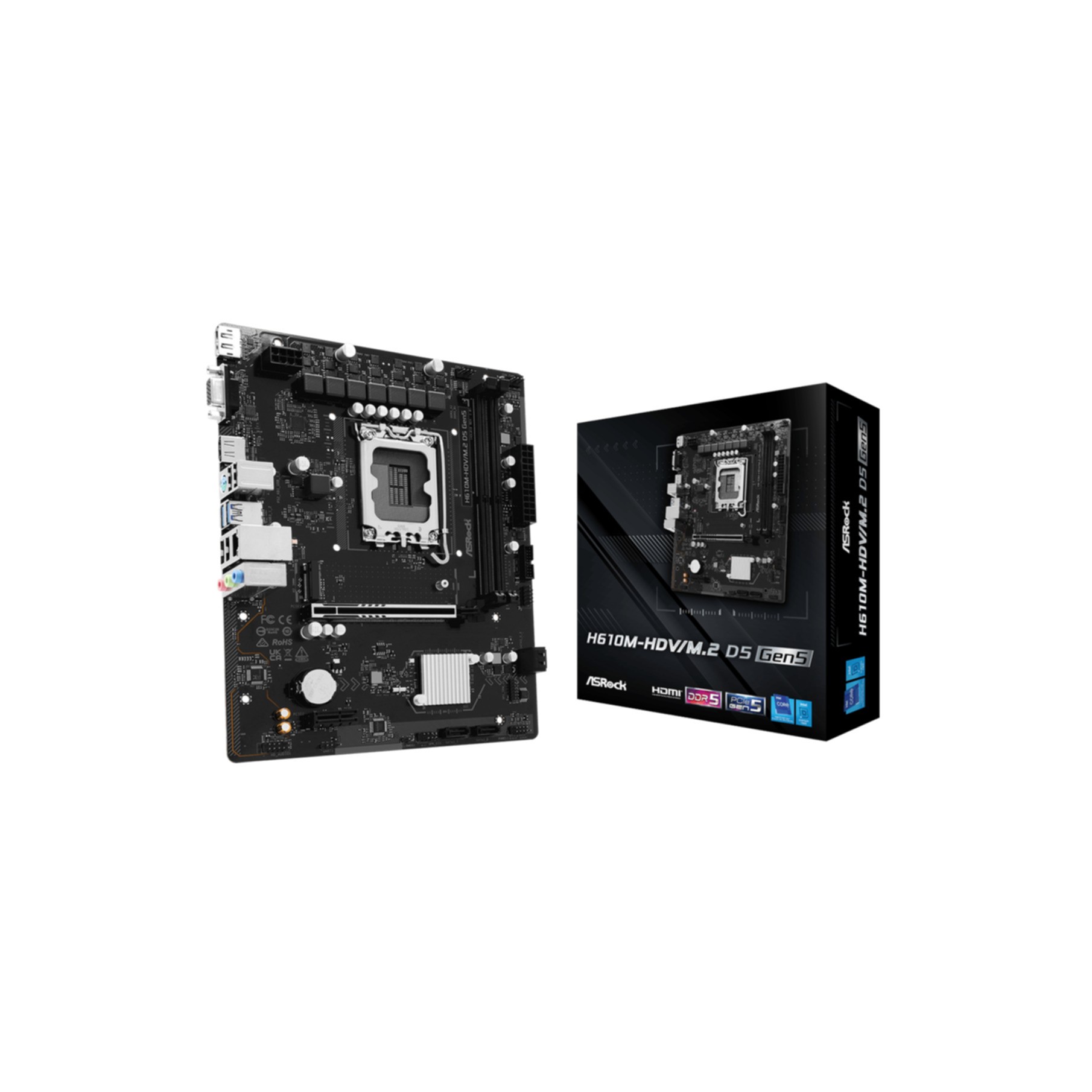 ASROCK H610M-HDV/M.2 D5 GEN5 (1700) (D) ASROCK H610M-HDV/M.2 D5 GEN5 (1700) (D)