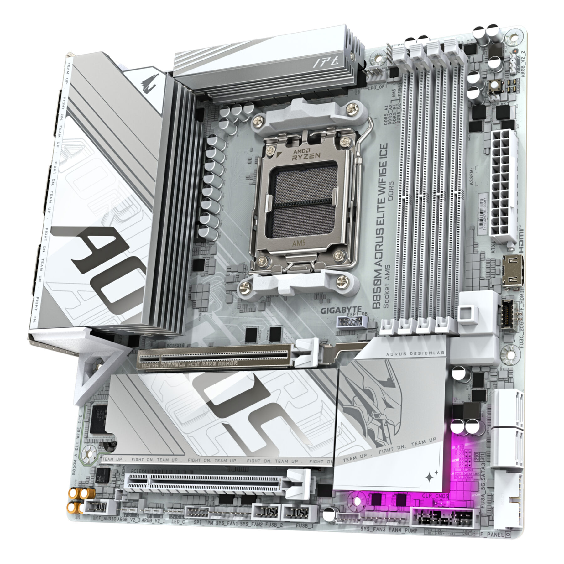 Gigabyte GA-B850M A ELT WF6E ICE (AM5) (D) Gigabyte GA-B850M A ELT WF6E ICE (AM5) (D)