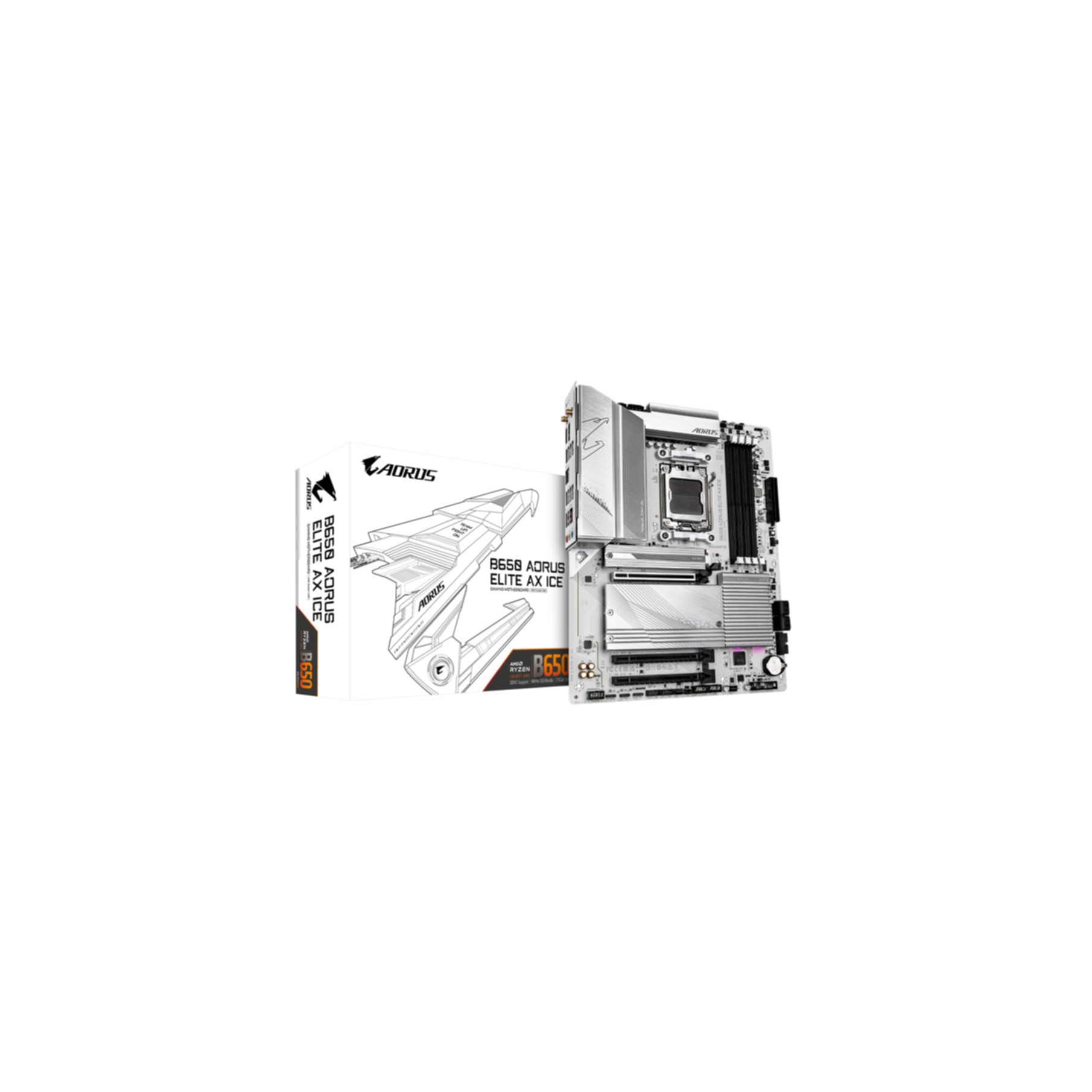 Gigabyte GA-B650 A ELITE AX ICE (AM5) (D) Gigabyte GA-B650 A ELITE AX ICE (AM5) (D)