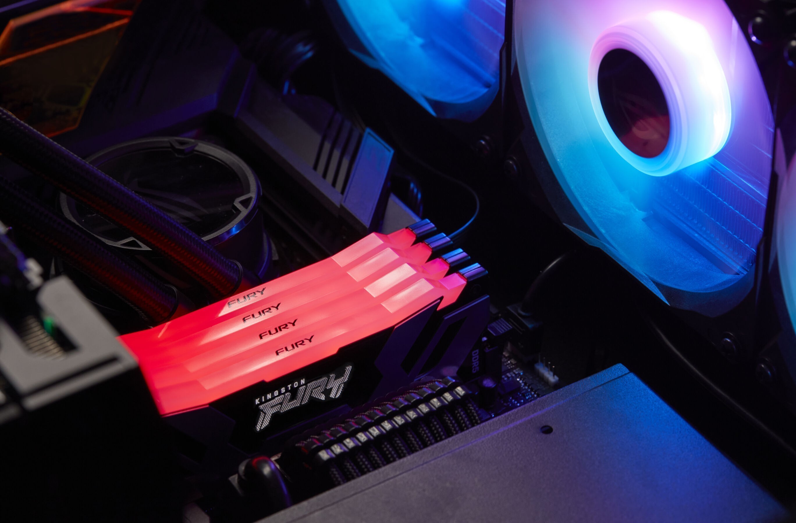 DDR5 32GB KIT 2x16GB PC 6400 Kingston Fury Renegade RGB KF564C32RSAK2-32