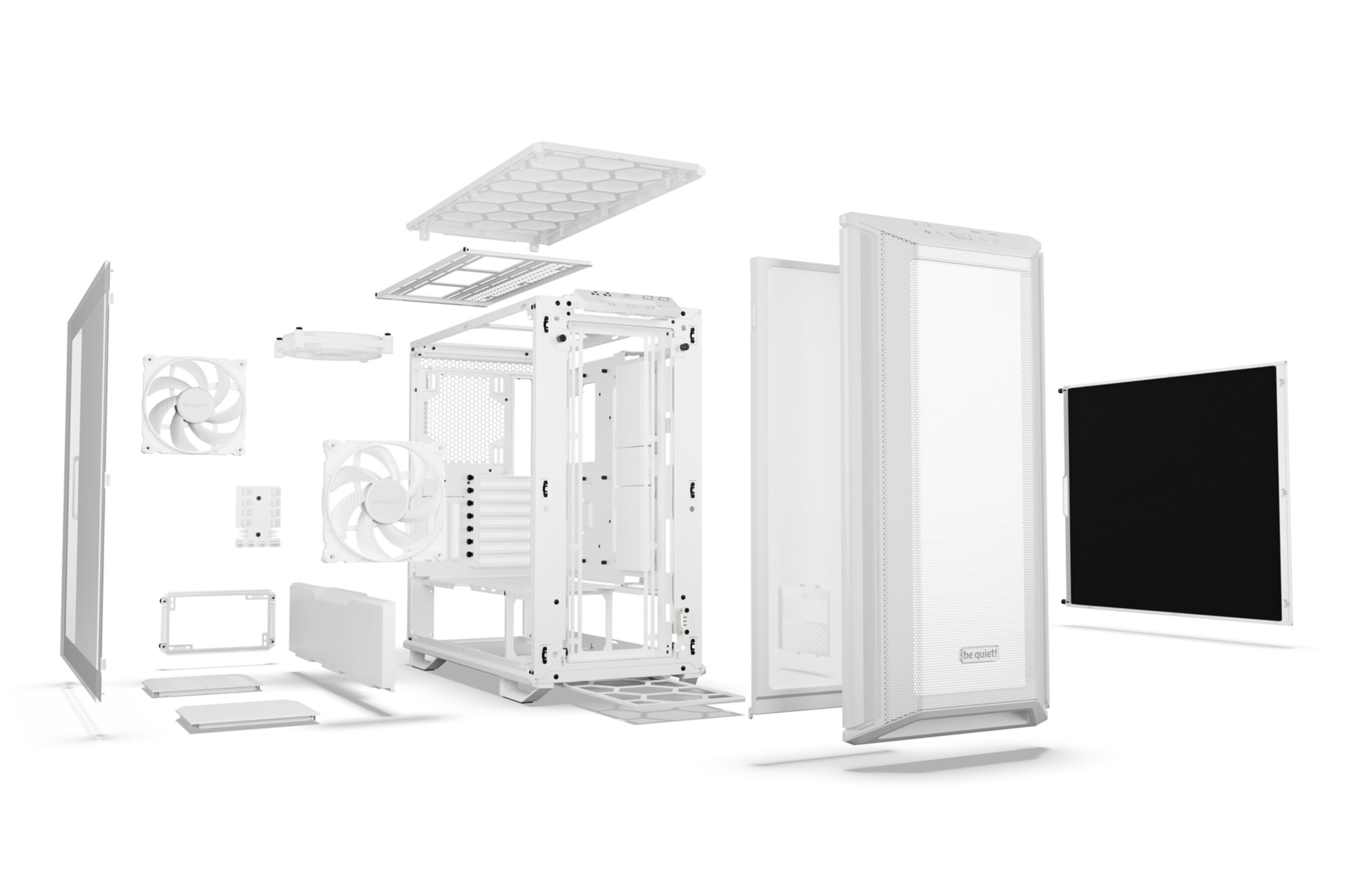 PC- Gehäuse BeQuiet Dark Base 701 - weiss PC- Gehäuse BeQuiet Dark Base 701 - weiss