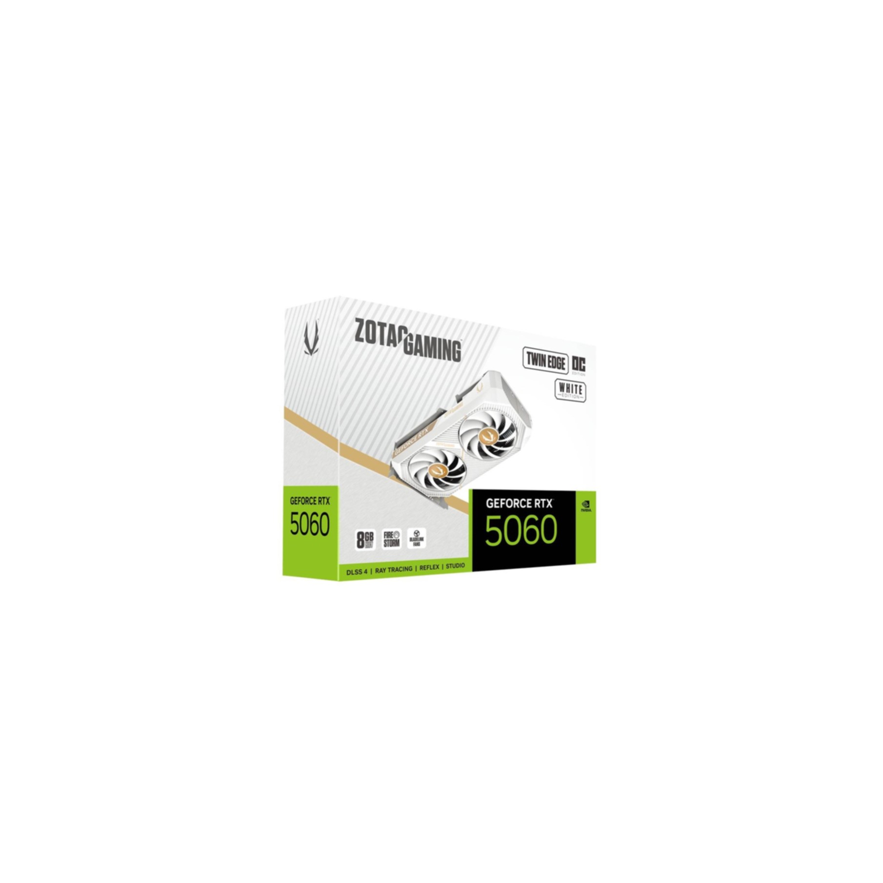 VGA ZOTAC GeForce® RTX 5060 8GB Twin Edge OC White VGA ZOTAC GeForce® RTX 5060 8GB Twin Edge OC White