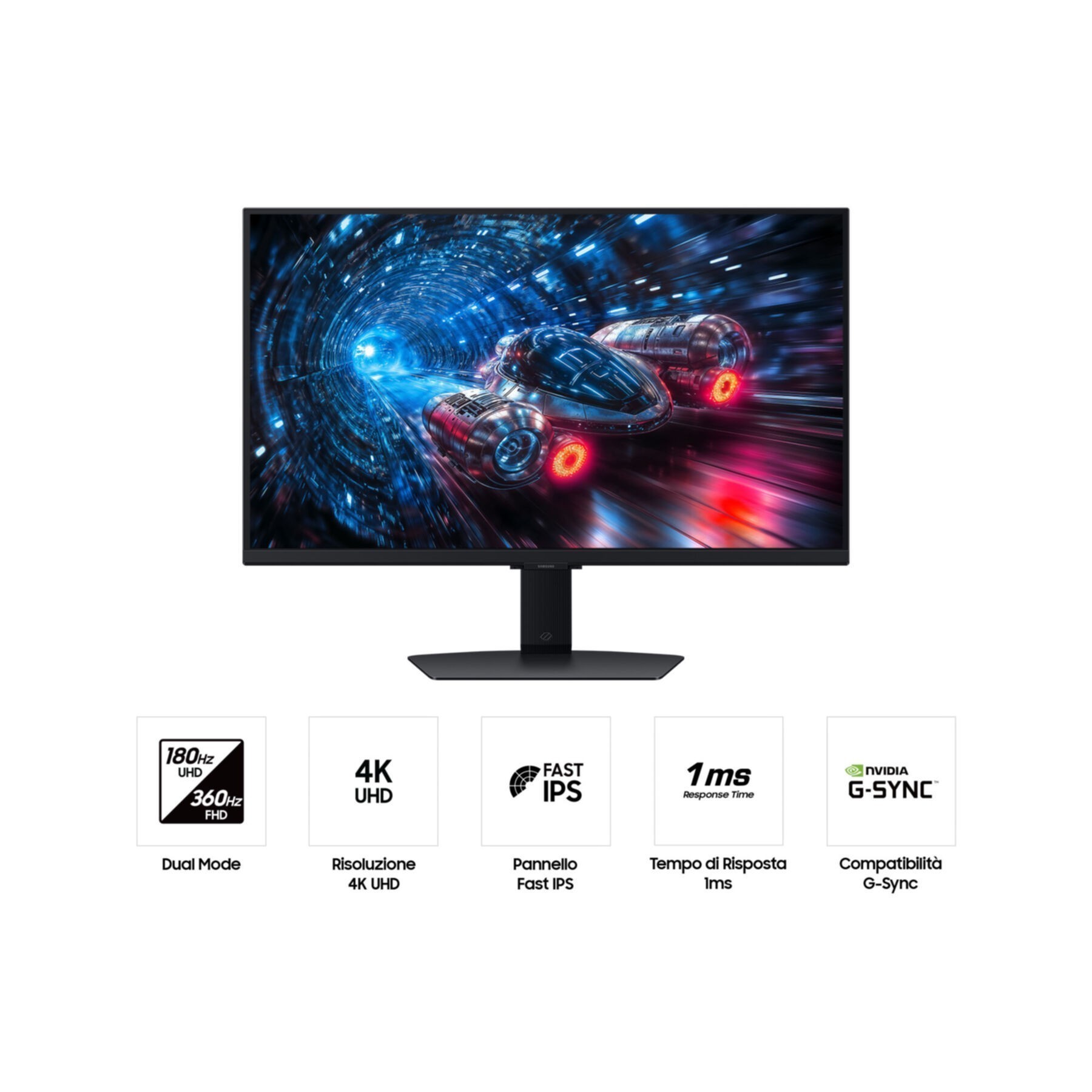 TFT Samsung Odyssey G70F S27FG702EUX 68,60cm (27")LED,2xHDMI,DisplayPort,2x USB-A TFT Samsung Odyssey G70F S27FG702EUX 68,60cm (27")LED,2xHDMI,DisplayPort,2x USB-A