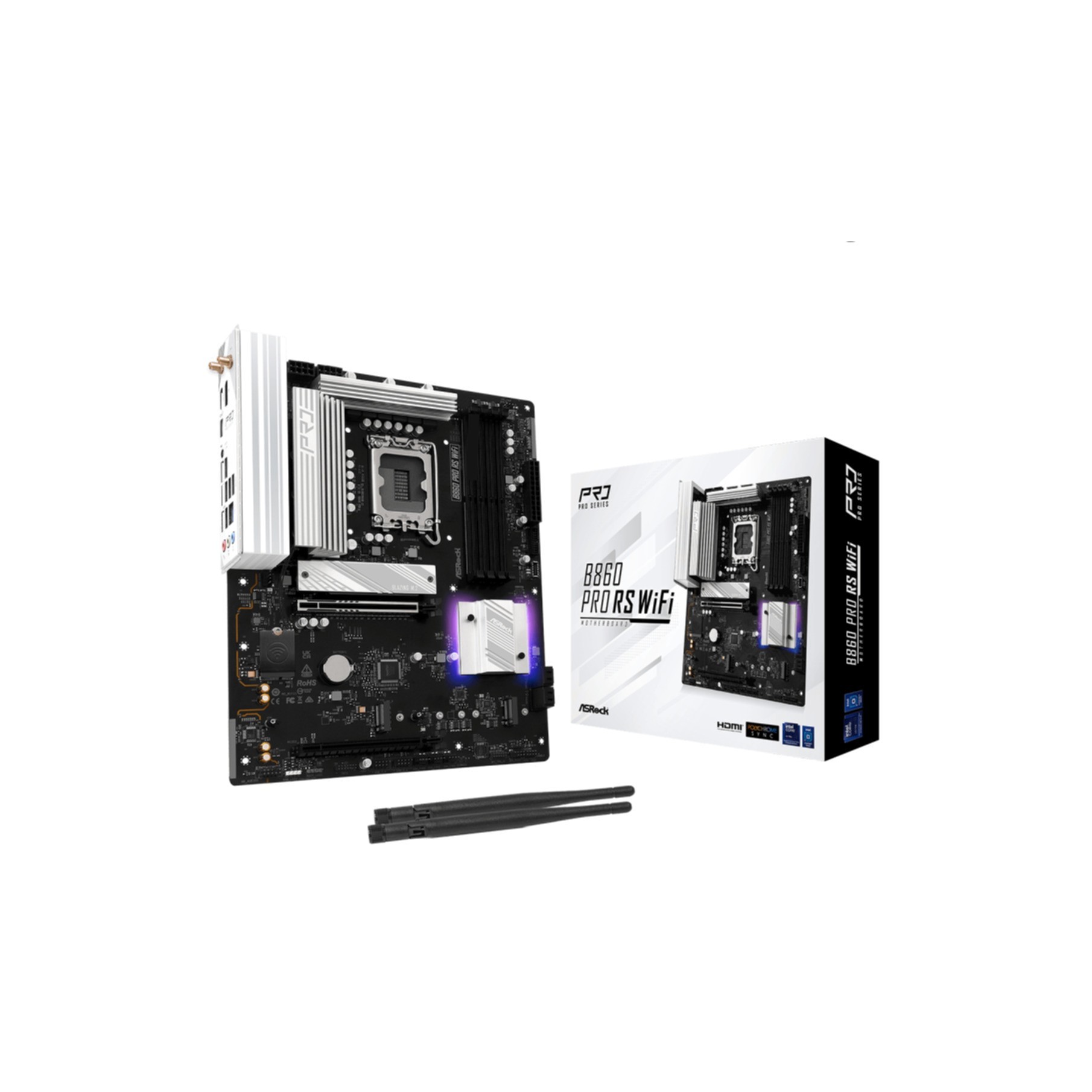 ASROCK B860 Pro RS WiFi (1851) (D) [B-Ware]