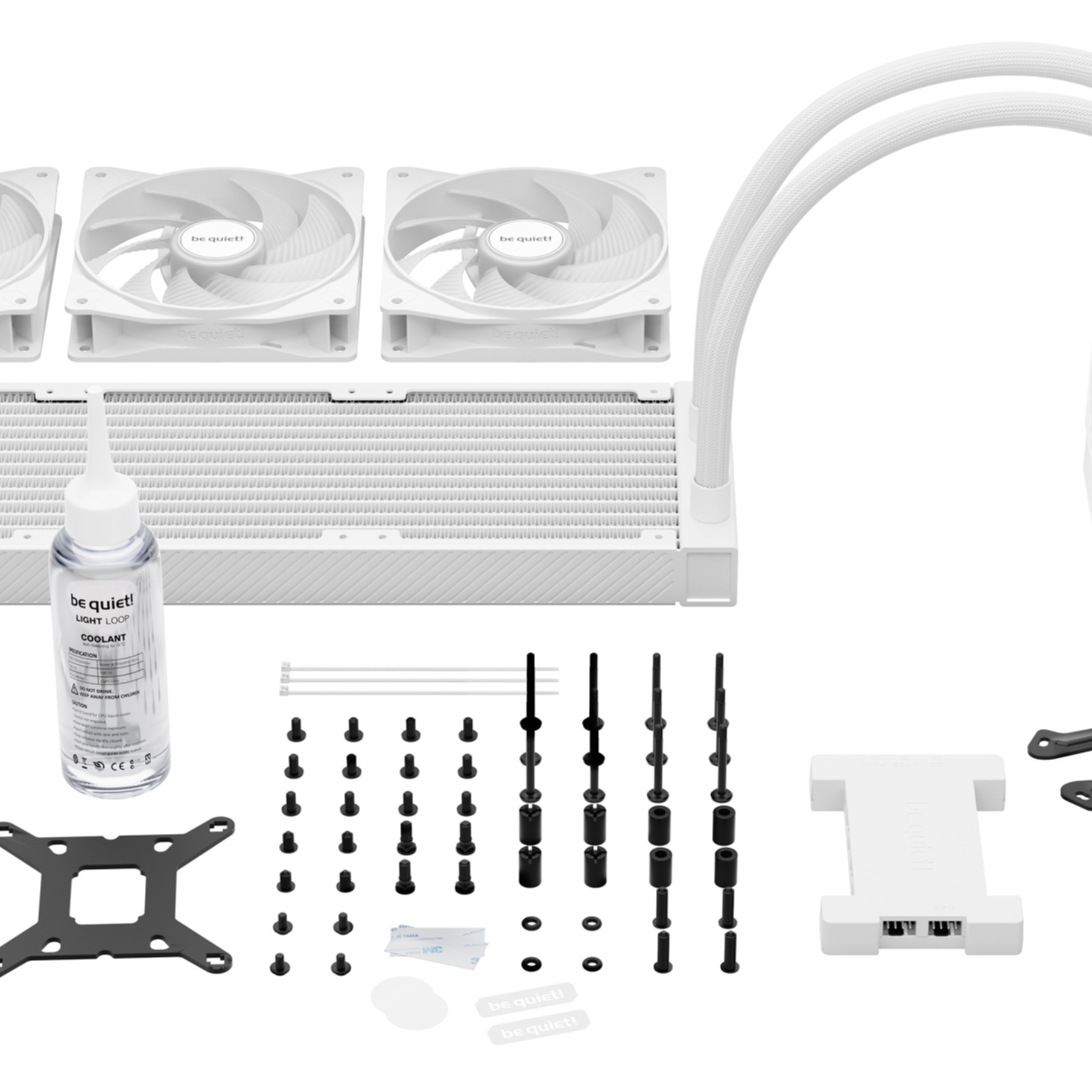 Cooler Be Quiet! Light Loop - Prozessor - Wasserkühlung - 360mm White (BW023) Cooler Be Quiet! Light Loop - Prozessor - Wasserkühlung - 360mm White (BW023)