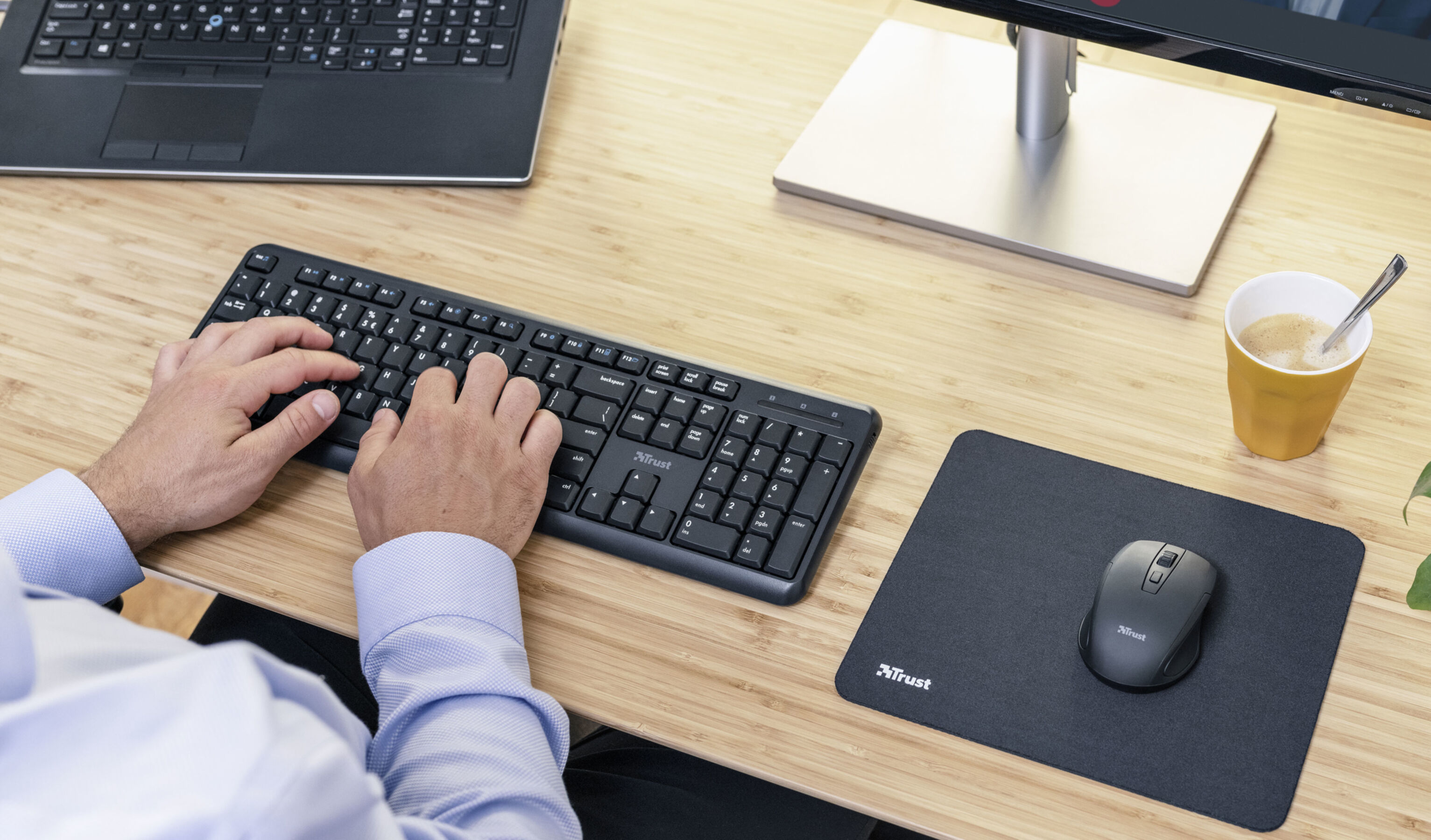 Keyboard Trust TK-350 wireless black (DE) (24415) Keyboard Trust TK-350 wireless black (DE) (24415)