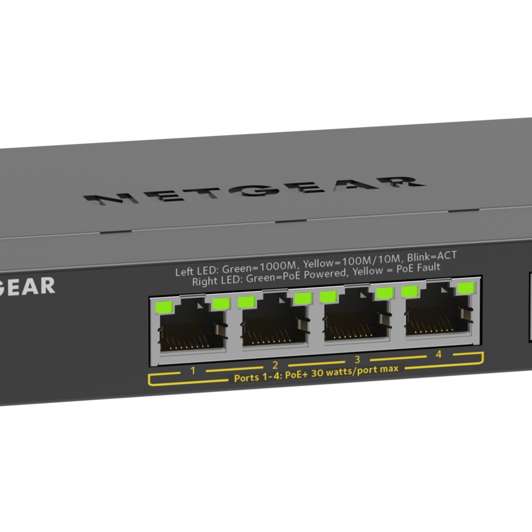 NETGEAR Plus Switch 5-port 10/100/1000 GS305EPP-100PES