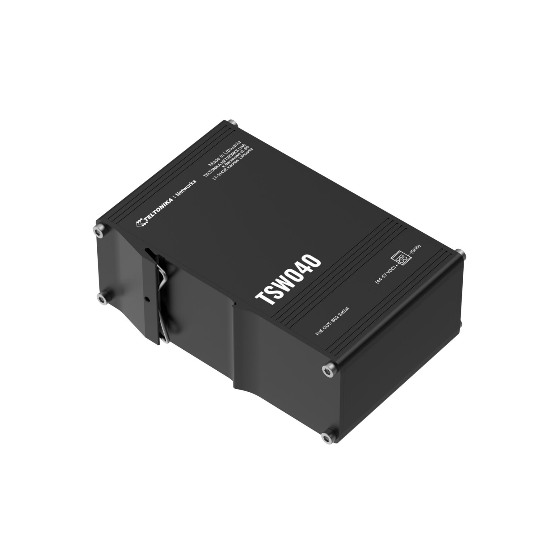 Teltonika TSW040 Unmanaged 8-Port PoE+-Switch 8x100 Mbps, PoE