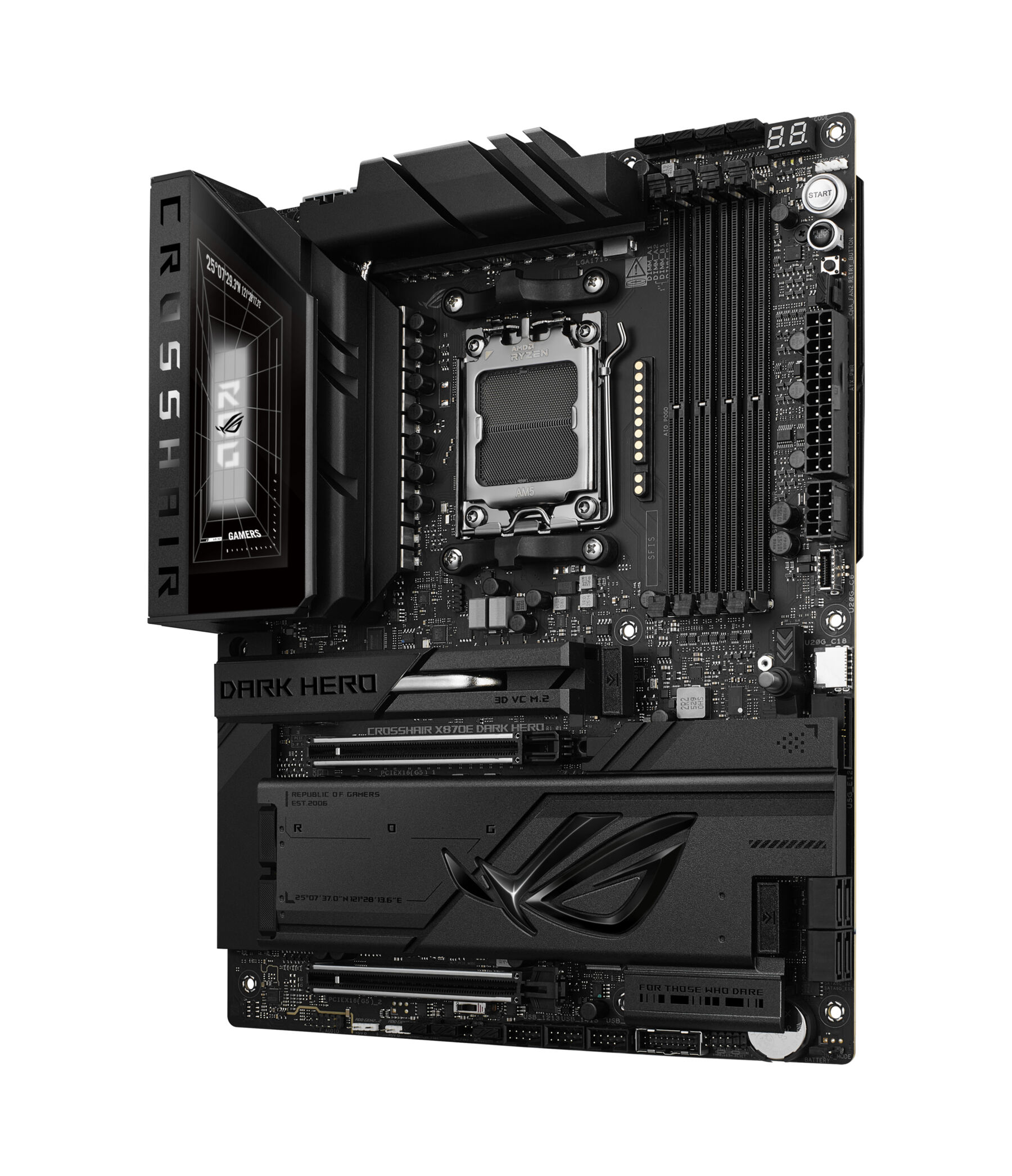 ASUS ROG CROSSHAIR X870E DARK HERO (AM5) (D) ASUS ROG CROSSHAIR X870E DARK HERO (AM5) (D)